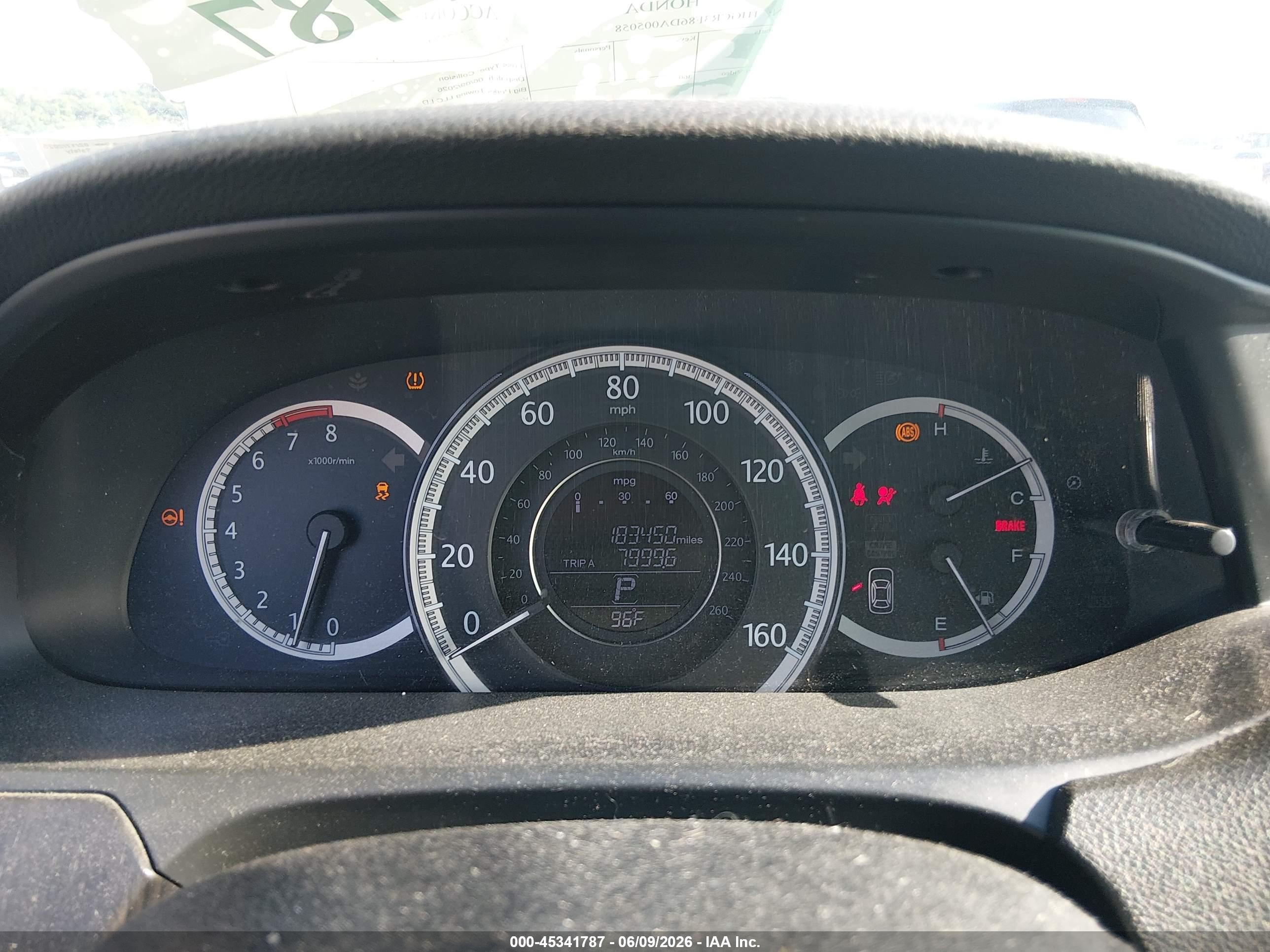 2013 Honda Accord Ex-l V-6 White vin: 1HGCR3F86DA005058
