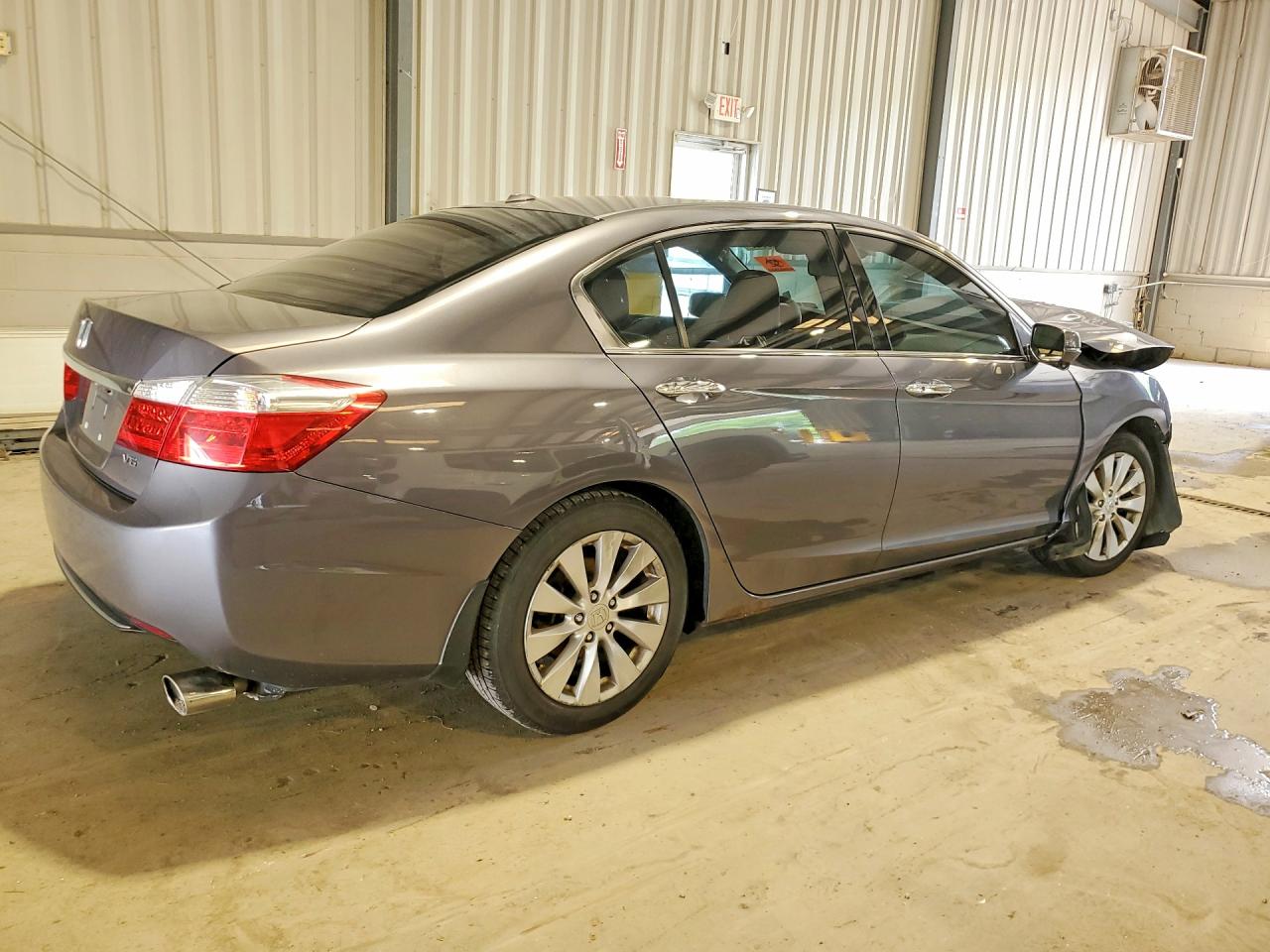 2013 Honda Accord Exl Gray vin: 1HGCR3F86DA005545