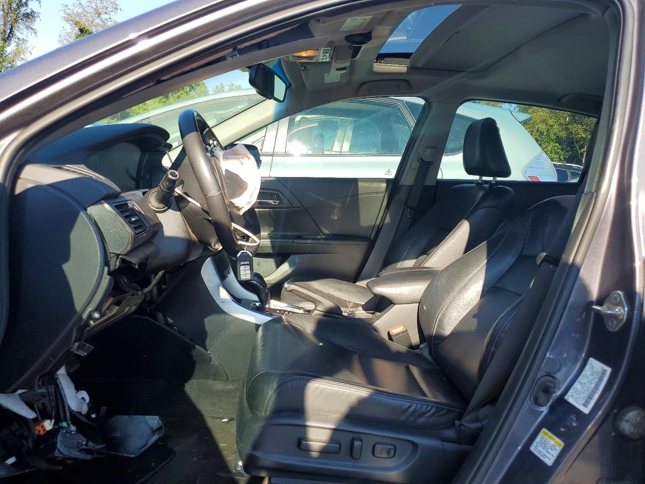 2013 Honda Accord Exl Gray vin: 1HGCR3F86DA005545