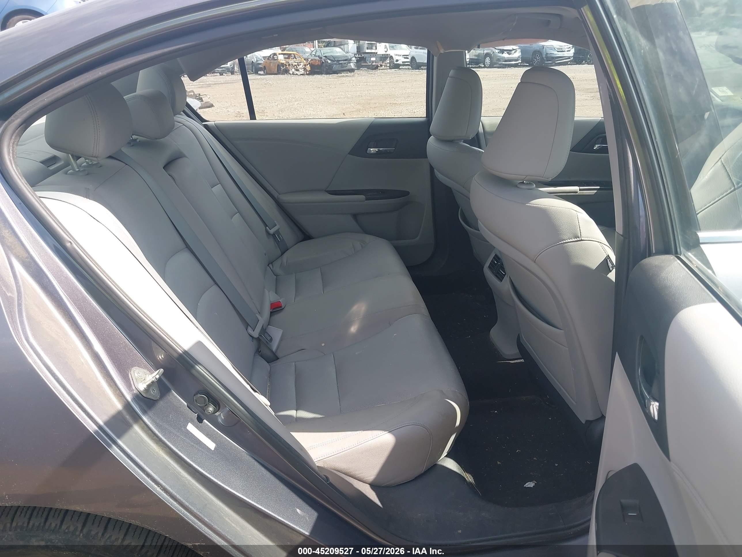 2013 Honda Accord Ex-l V-6 Серый vin: 1HGCR3F86DA017341