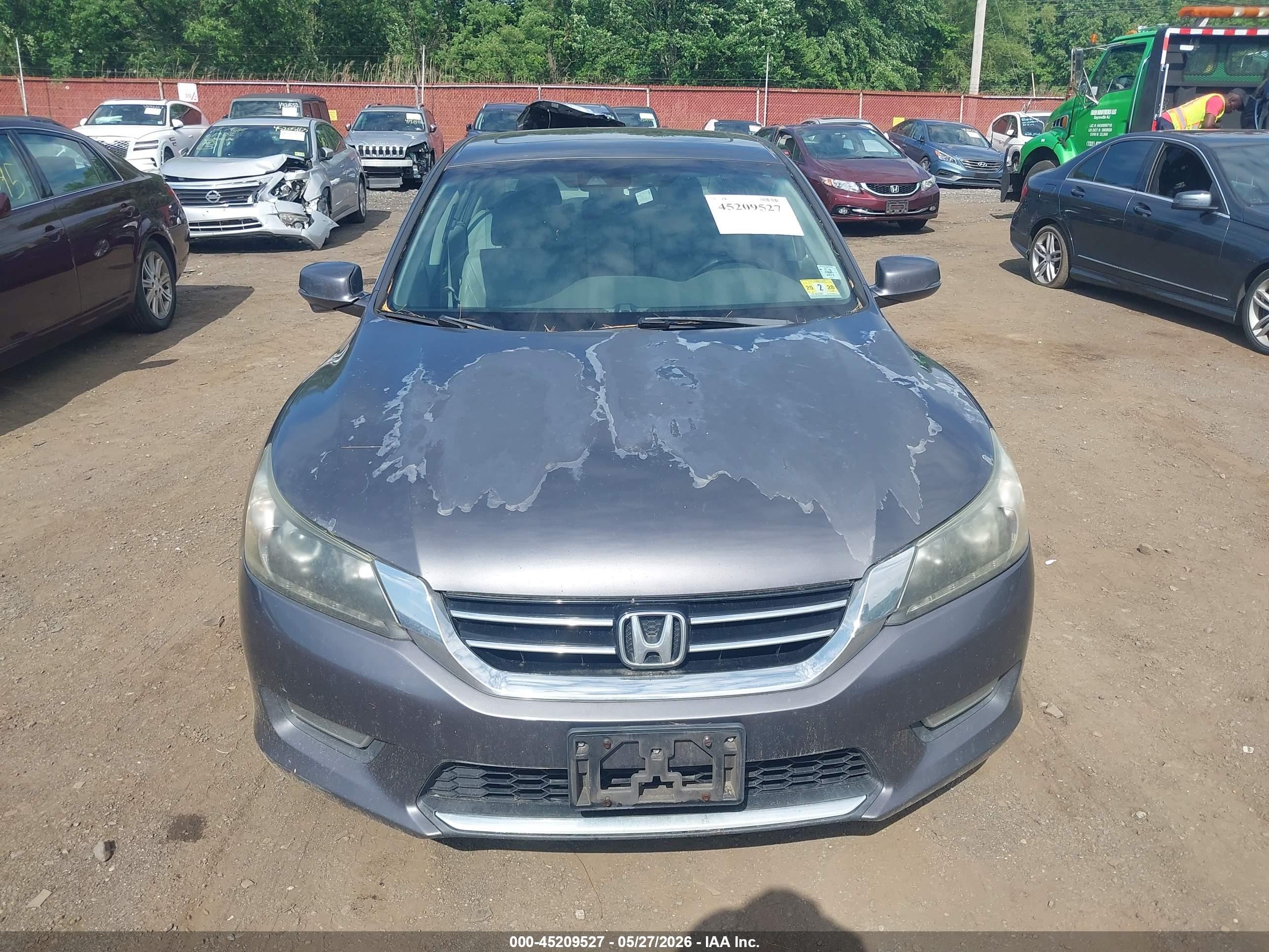 2013 Honda Accord Ex-l V-6 Серый vin: 1HGCR3F86DA017341