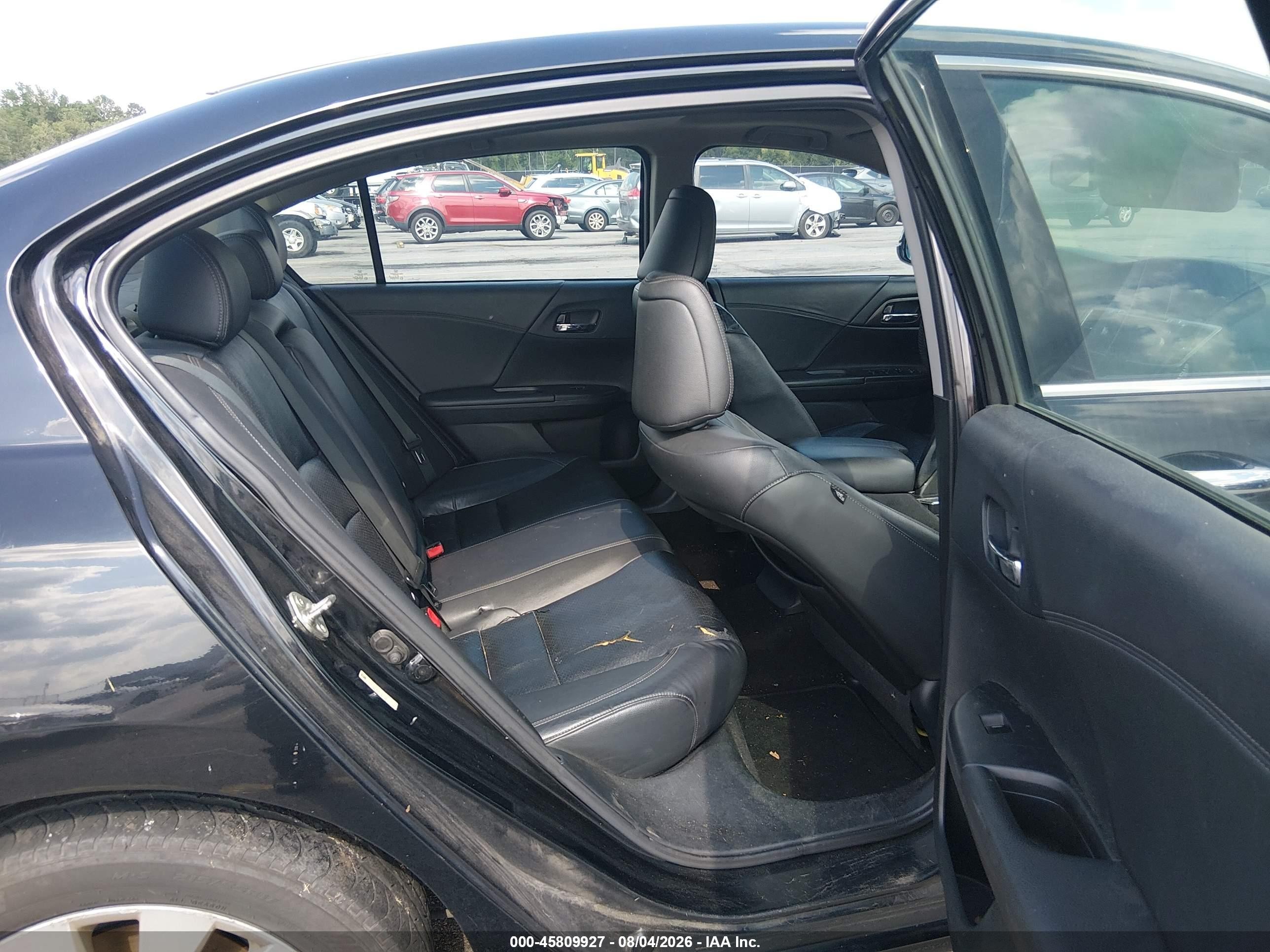 2013 Honda Accord Ex-l V-6 Black vin: 1HGCR3F86DA021051