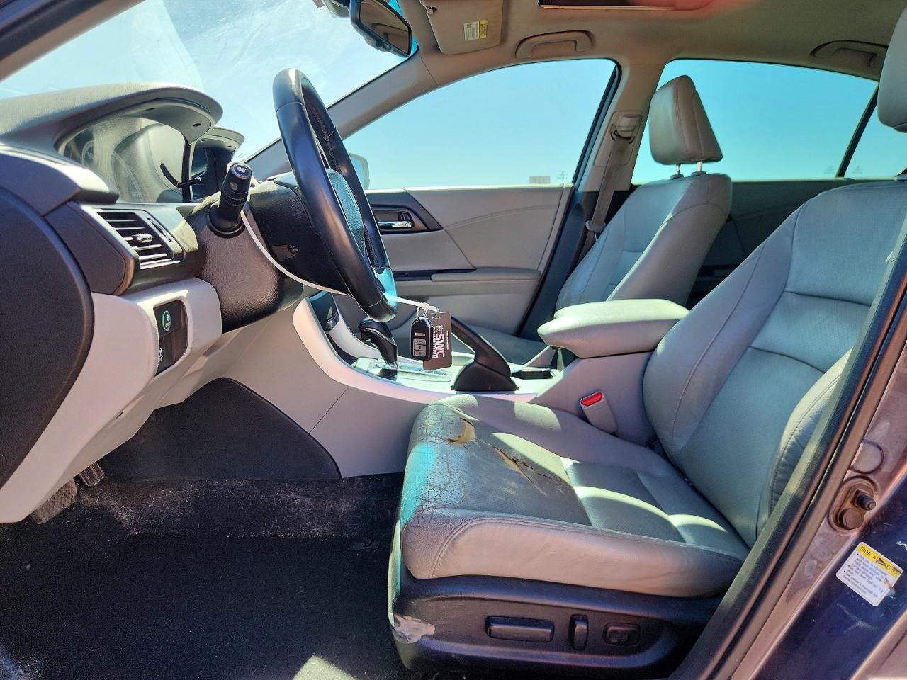 2013 Honda Accord Exl Gray vin: 1HGCR3F86DA033281