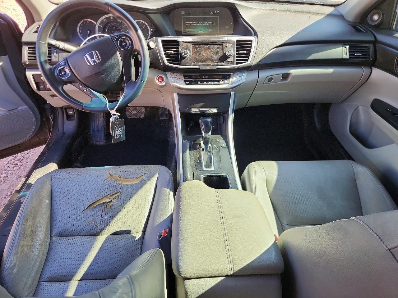 2013 Honda Accord Exl Gray vin: 1HGCR3F86DA033281