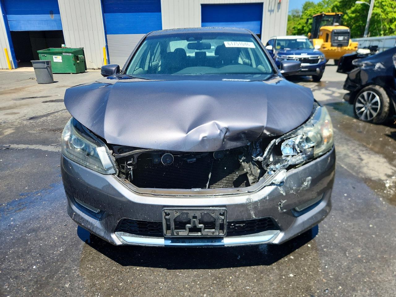 2013 Honda Accord Exl Gray vin: 1HGCR3F86DA035676