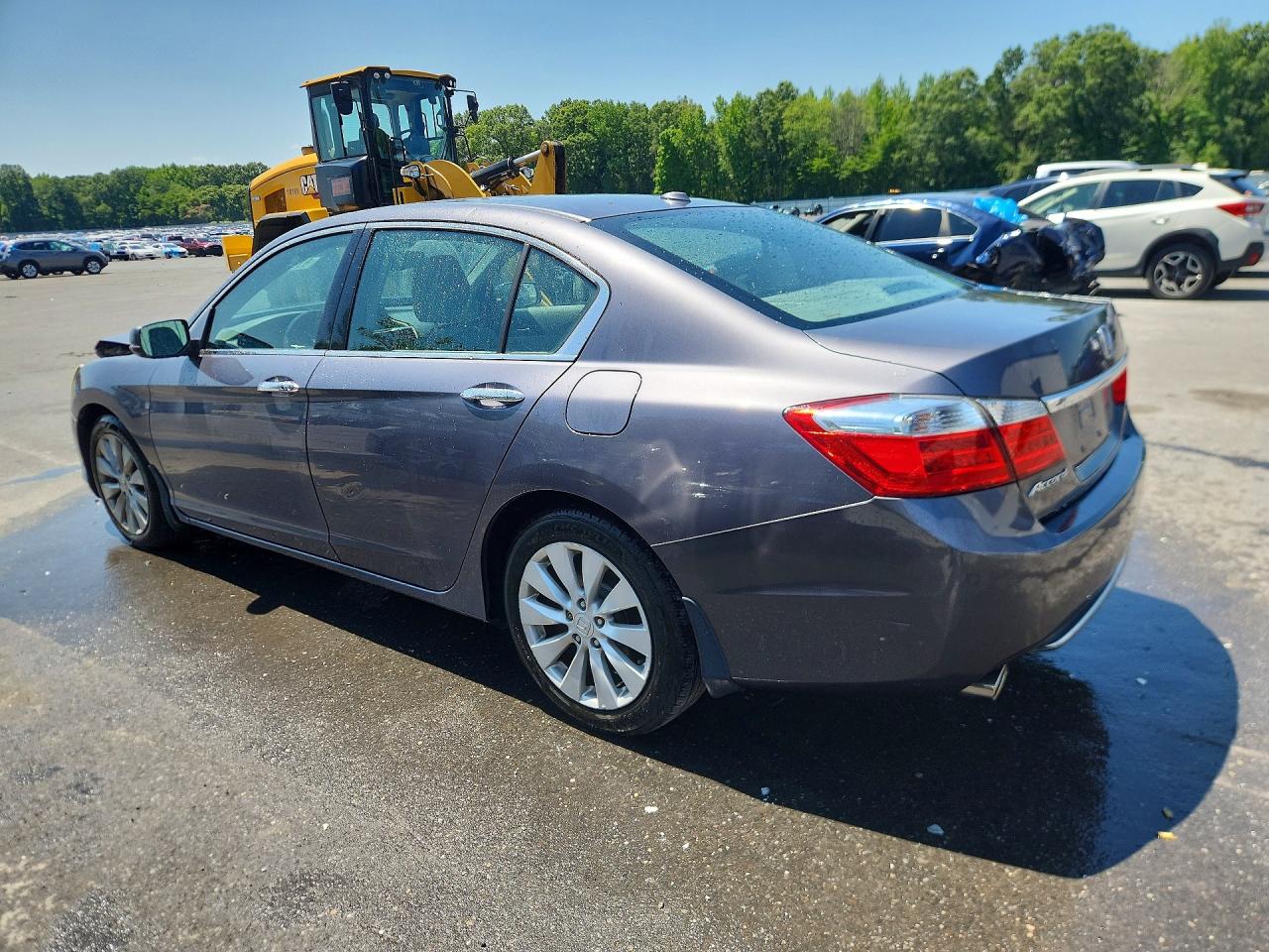 2013 Honda Accord Exl Gray vin: 1HGCR3F86DA035676