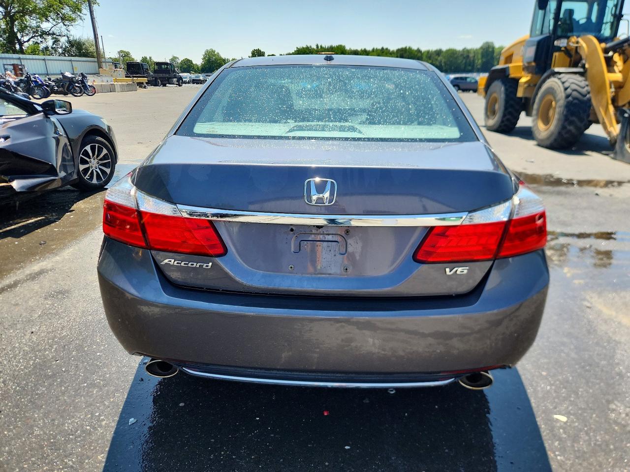 2013 Honda Accord Exl Gray vin: 1HGCR3F86DA035676