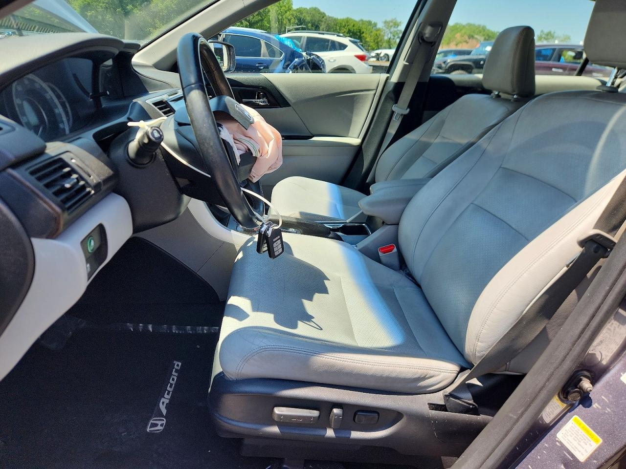 2013 Honda Accord Exl Gray vin: 1HGCR3F86DA035676