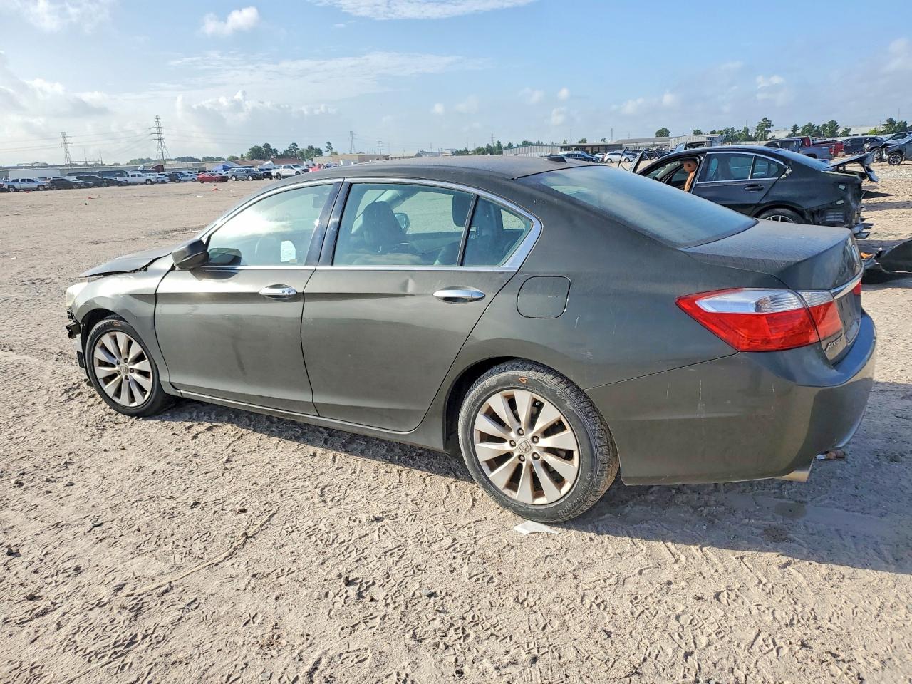 2013 Honda Accord Exl Gray vin: 1HGCR3F86DA044524