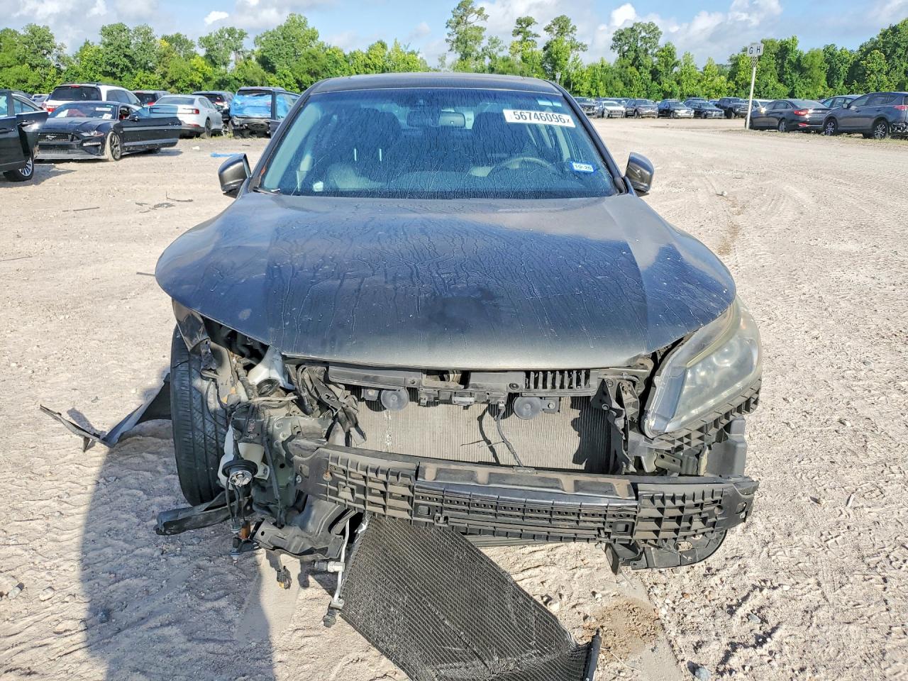 2013 Honda Accord Exl Gray vin: 1HGCR3F86DA044524