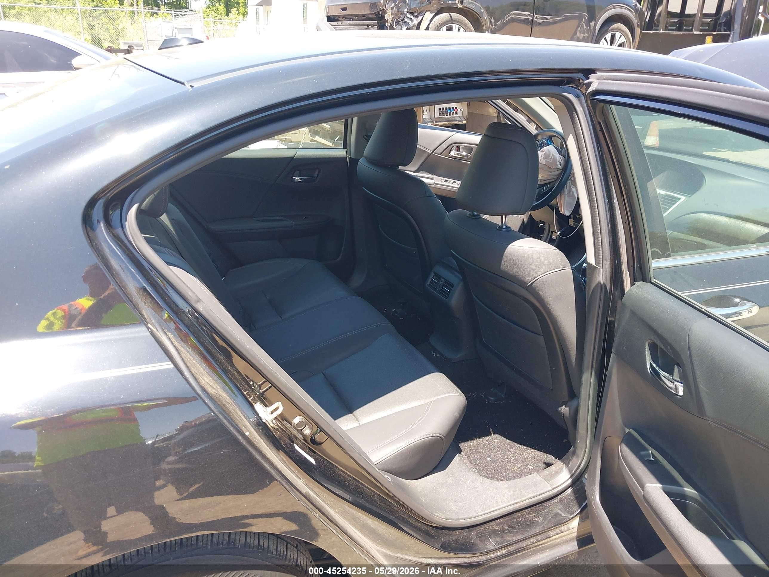 2013 Honda Accord Ex-l V-6 Black vin: 1HGCR3F86DA047293