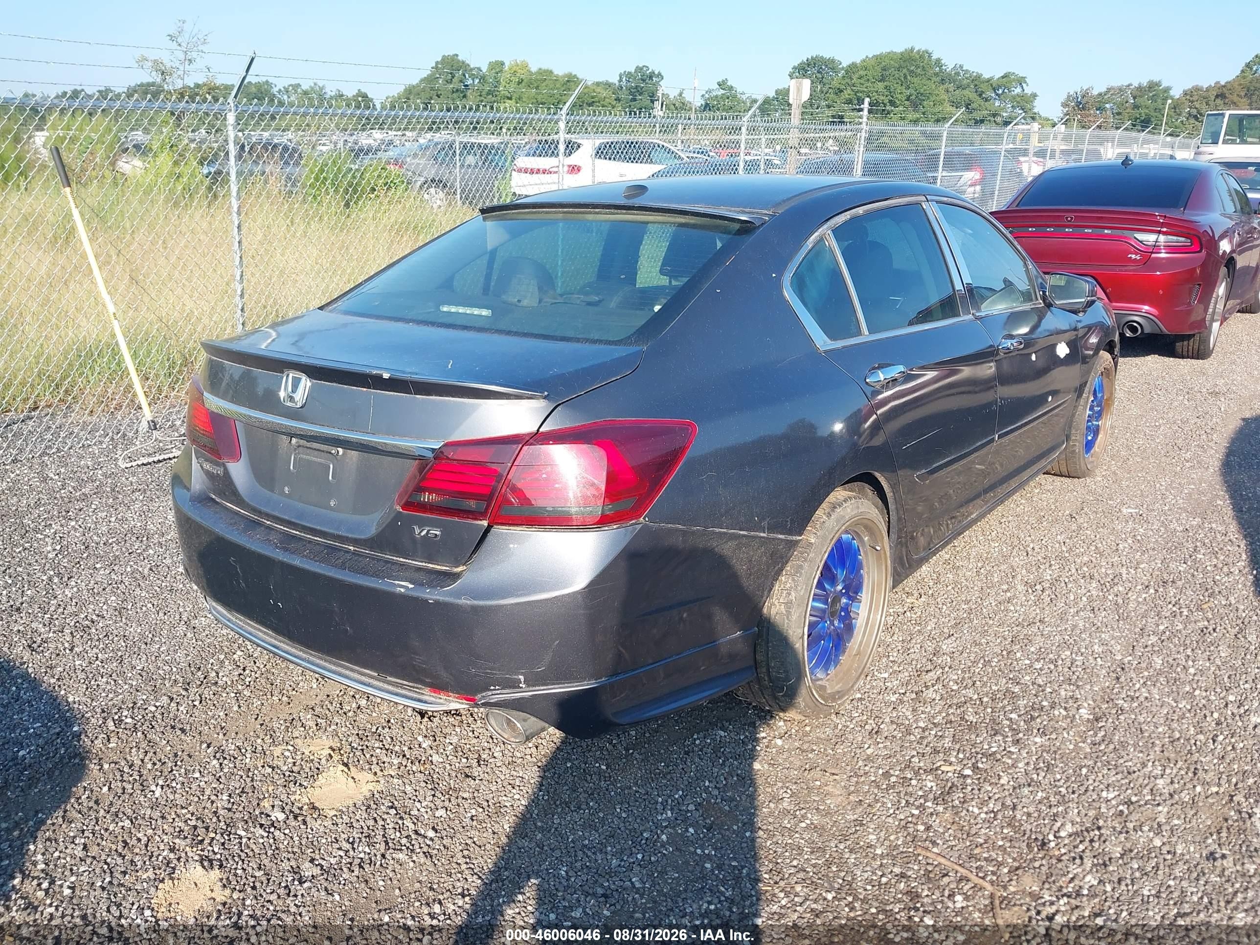 2013 Honda Accord Ex-l V-6 Gray vin: 1HGCR3F86DA049013