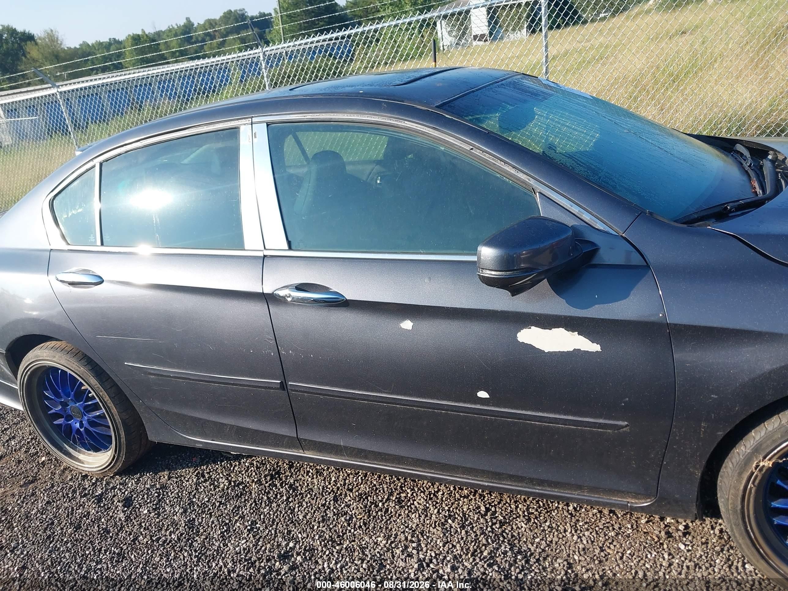 2013 Honda Accord Ex-l V-6 Gray vin: 1HGCR3F86DA049013