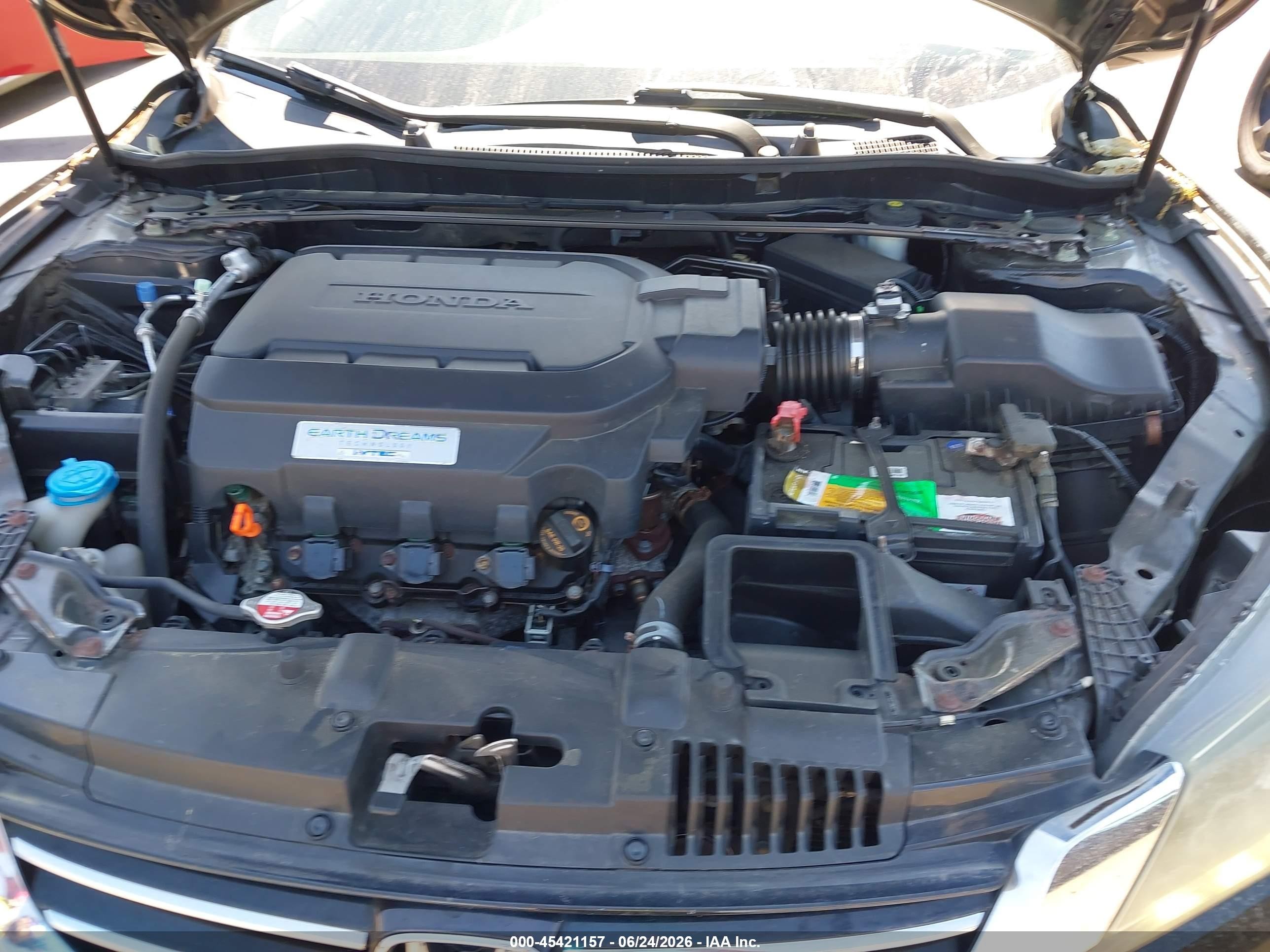 2014 Honda Accord Ex-l V-6 Black vin: 1HGCR3F86EA008348