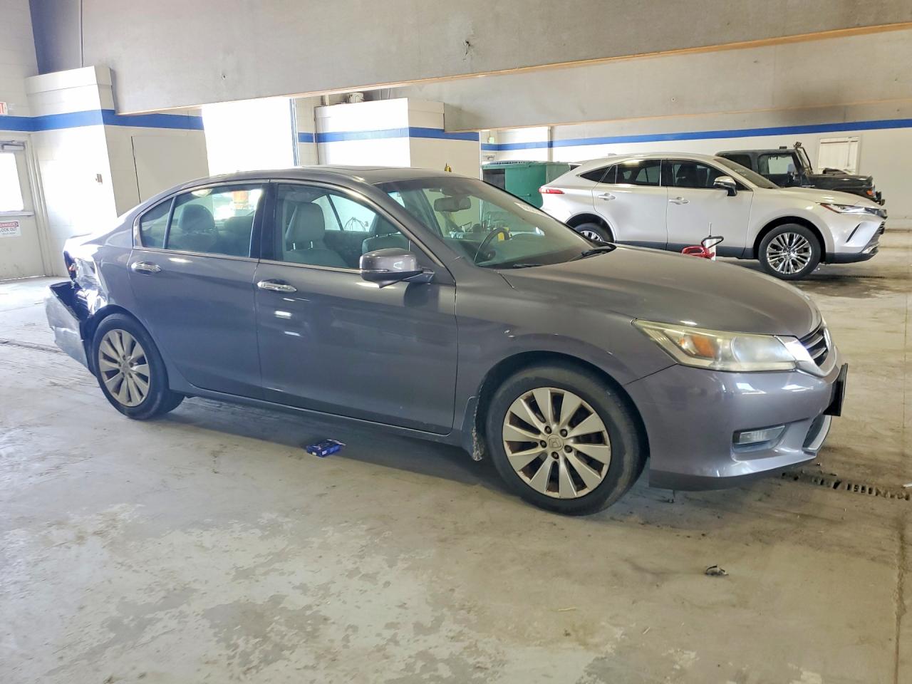 2014 Honda Accord Exl Gray vin: 1HGCR3F86EA039261