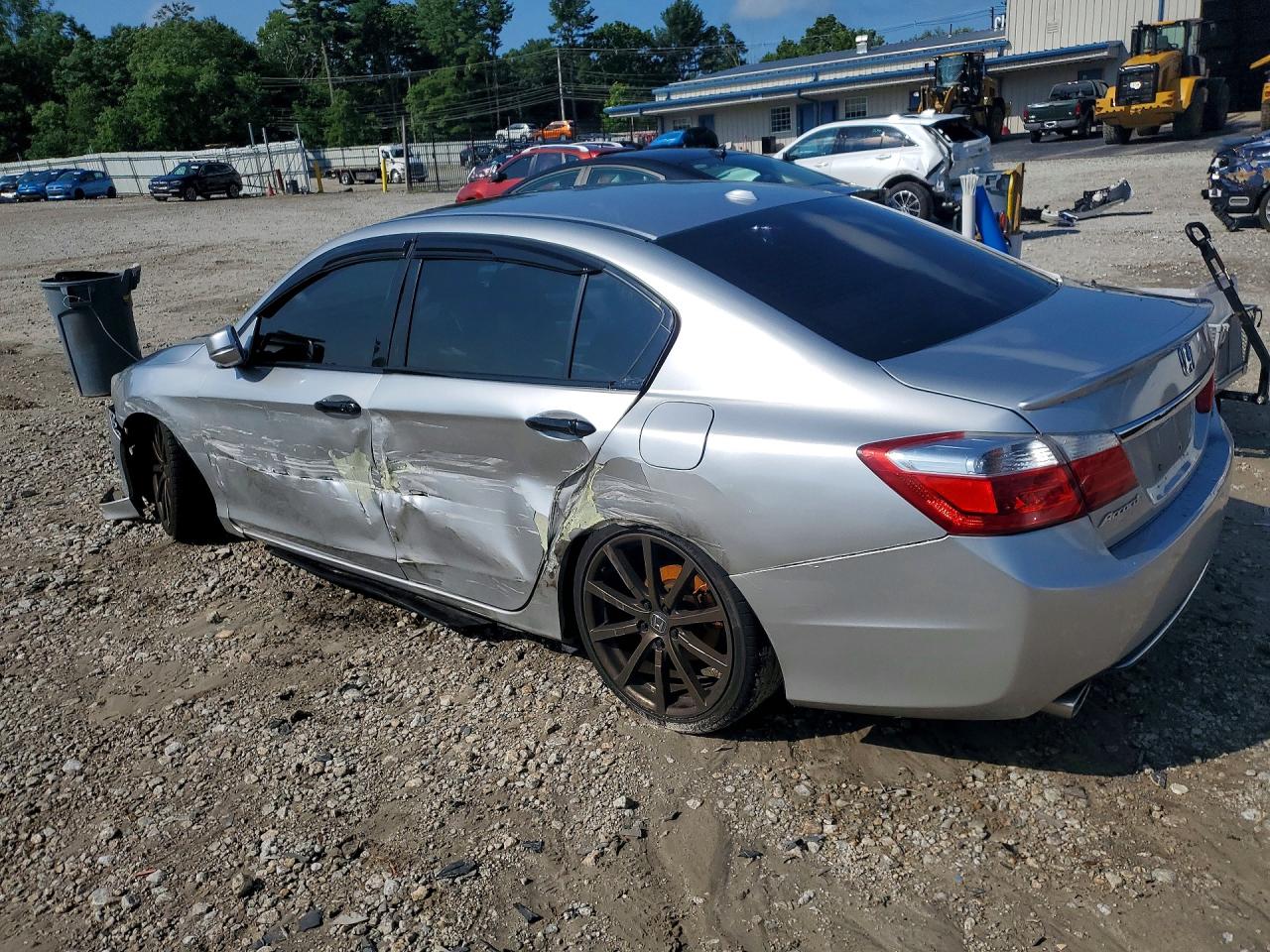 2015 Honda Accord Exl Silver vin: 1HGCR3F86FA017004