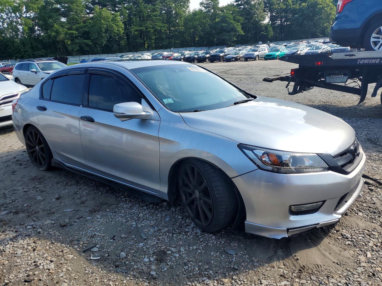 2015 Honda Accord Exl Silver vin: 1HGCR3F86FA017004
