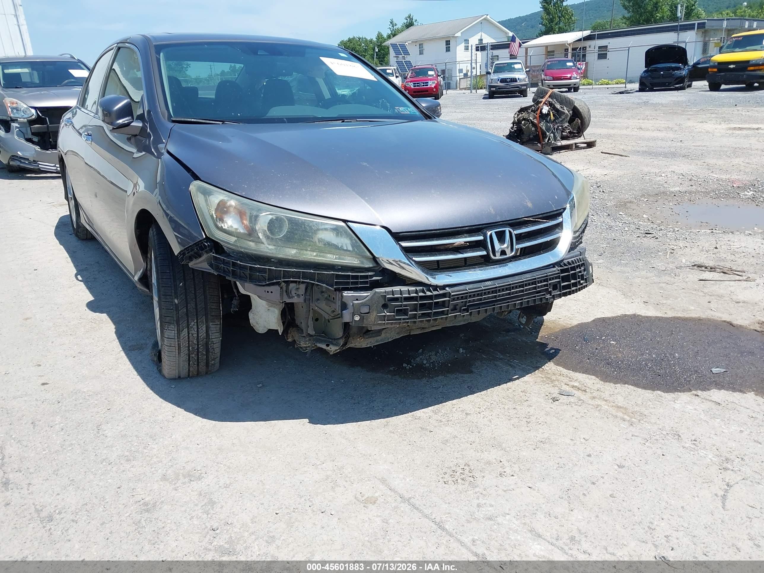 2015 Honda Accord Ex-l V-6 Серый vin: 1HGCR3F86FA018430