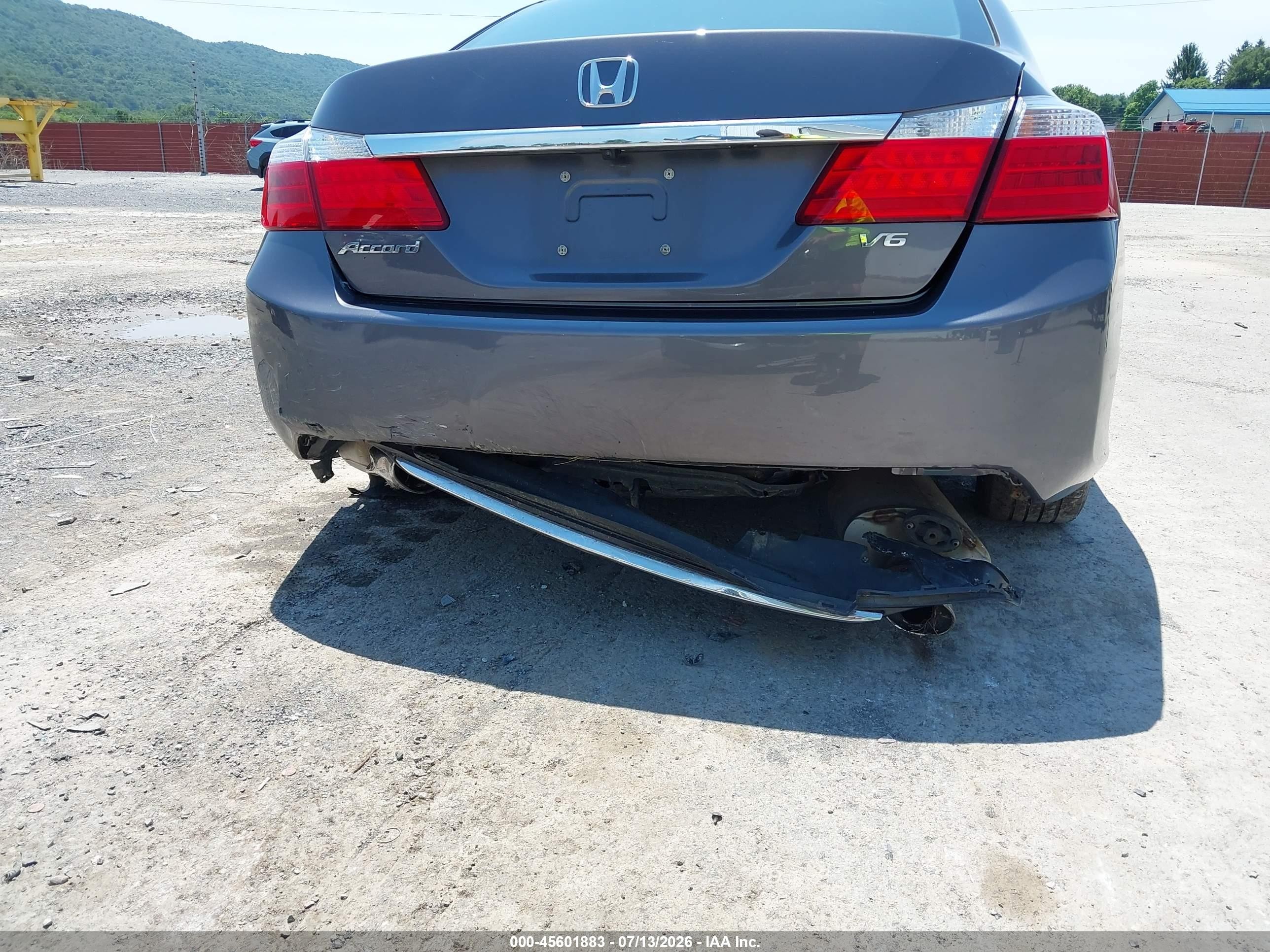 2015 Honda Accord Ex-l V-6 Серый vin: 1HGCR3F86FA018430