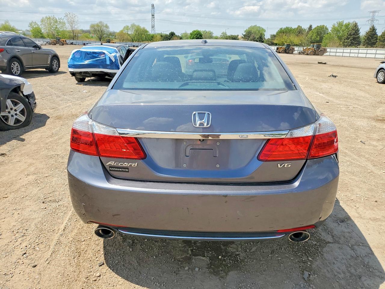 2015 Honda Accord Exl Gray vin: 1HGCR3F86FA026995