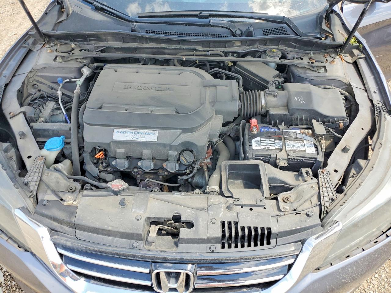 2015 Honda Accord Exl Gray vin: 1HGCR3F86FA026995
