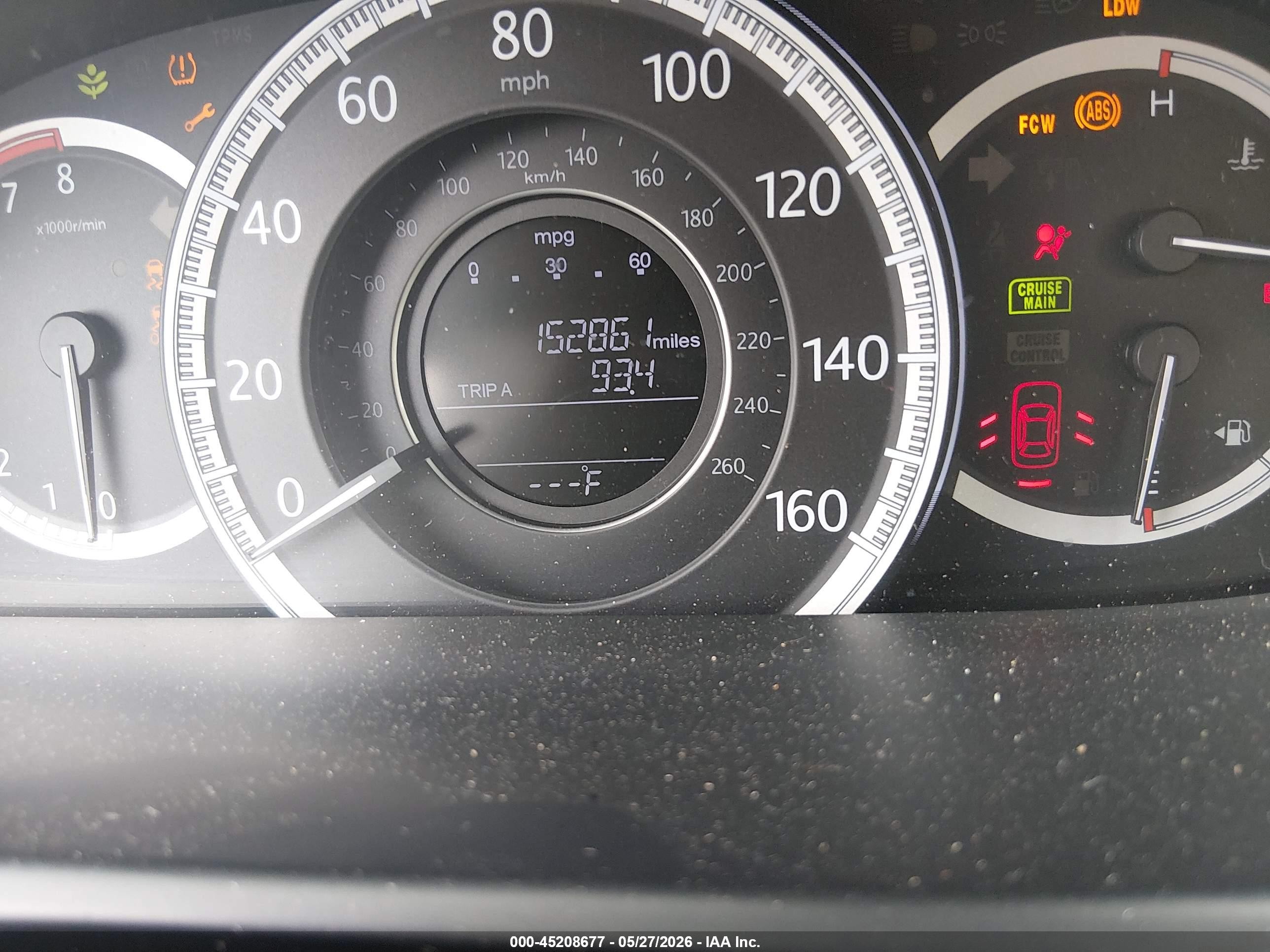 2015 Honda Accord Ex-l V-6 White vin: 1HGCR3F86FA032425