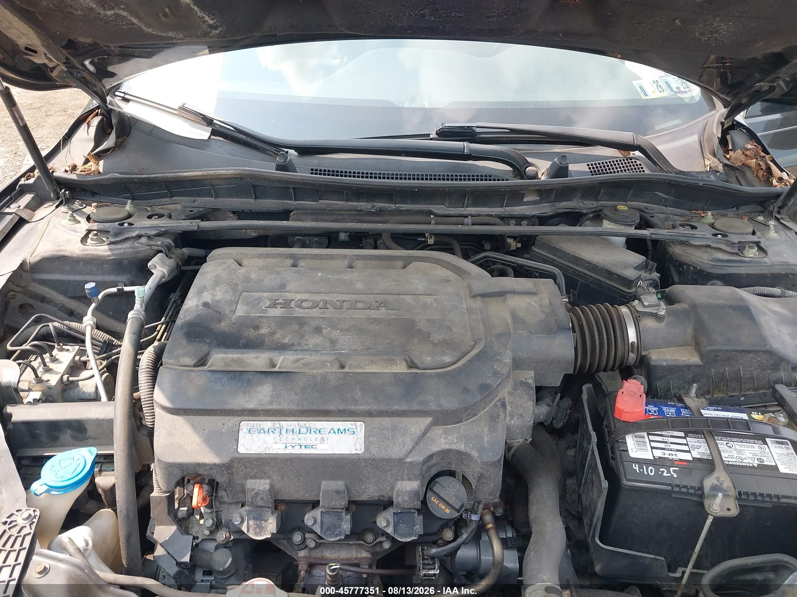 2015 Honda Accord Ex-l V-6 Black vin: 1HGCR3F86FA037012