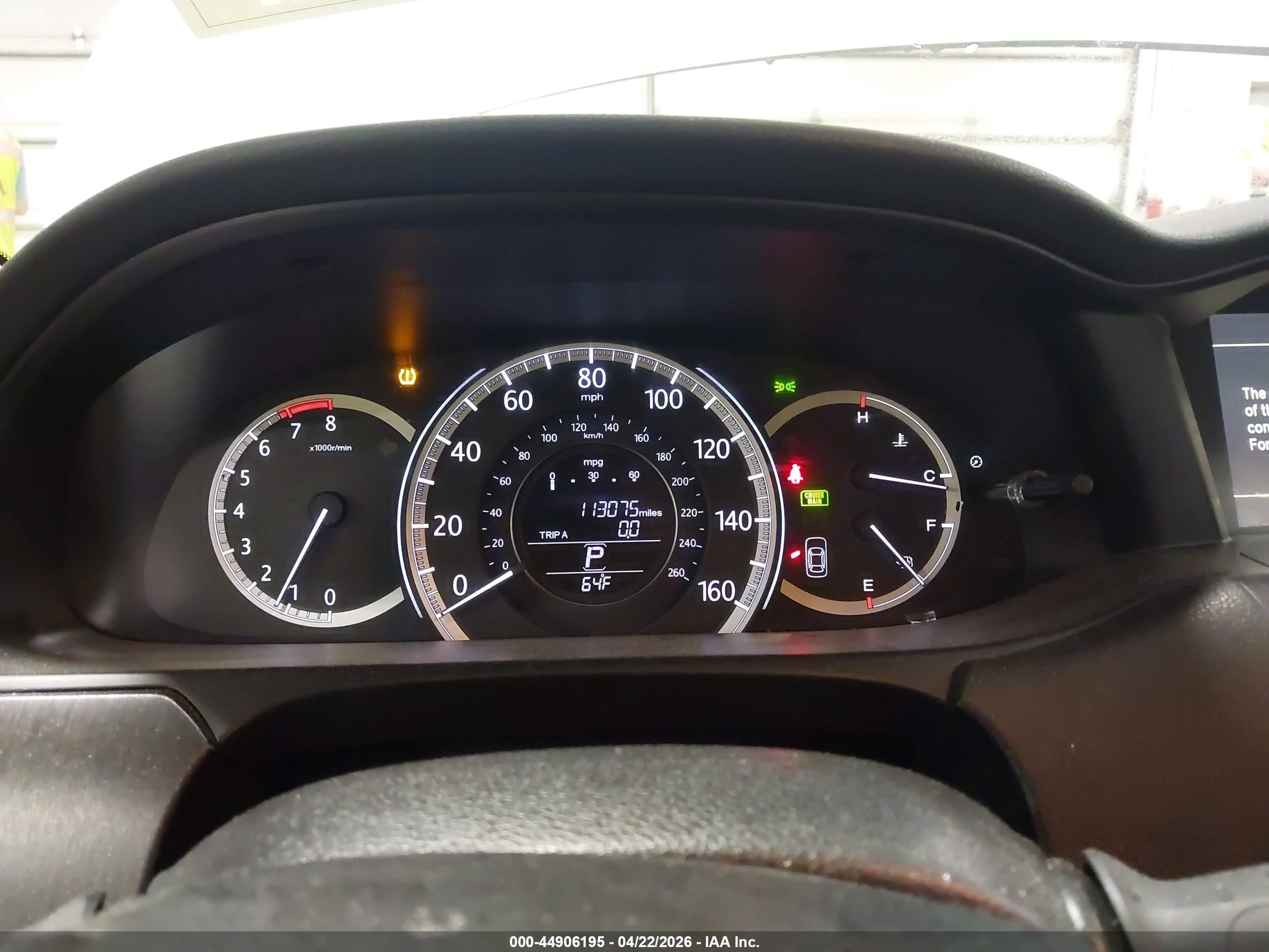 2013 Honda Accord Ex-l V-6 White vin: 1HGCR3F87DA000175