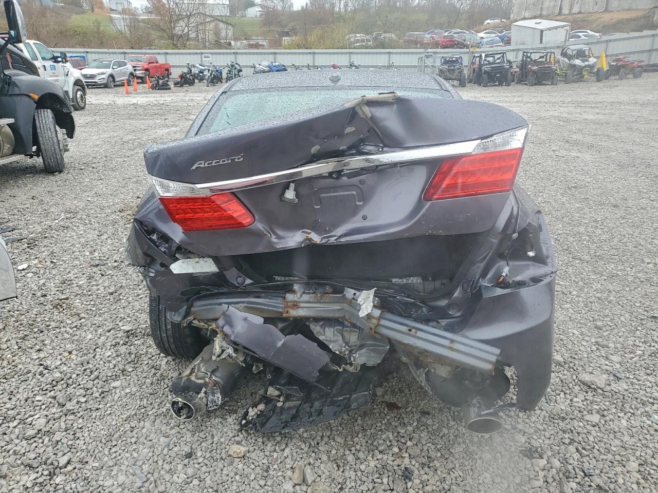 2013 Honda Accord Exl Gray vin: 1HGCR3F87DA003237