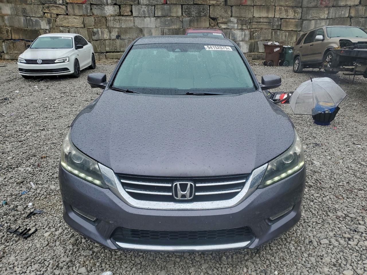 2013 Honda Accord Exl Gray vin: 1HGCR3F87DA003237