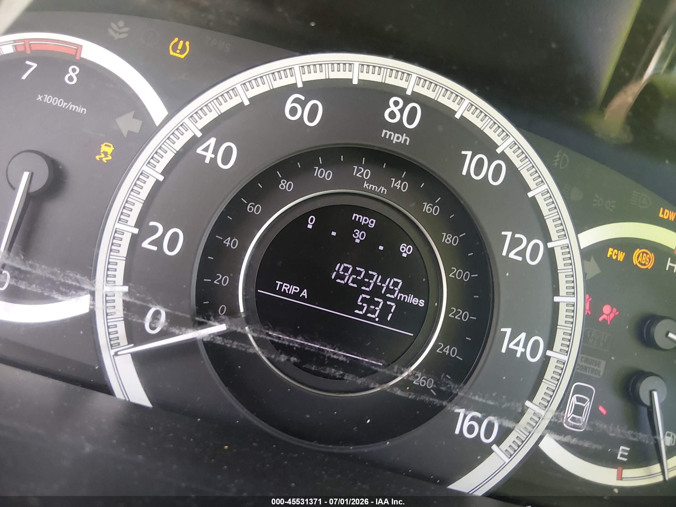 2013 Honda Accord Ex-l V-6 White vin: 1HGCR3F87DA003545