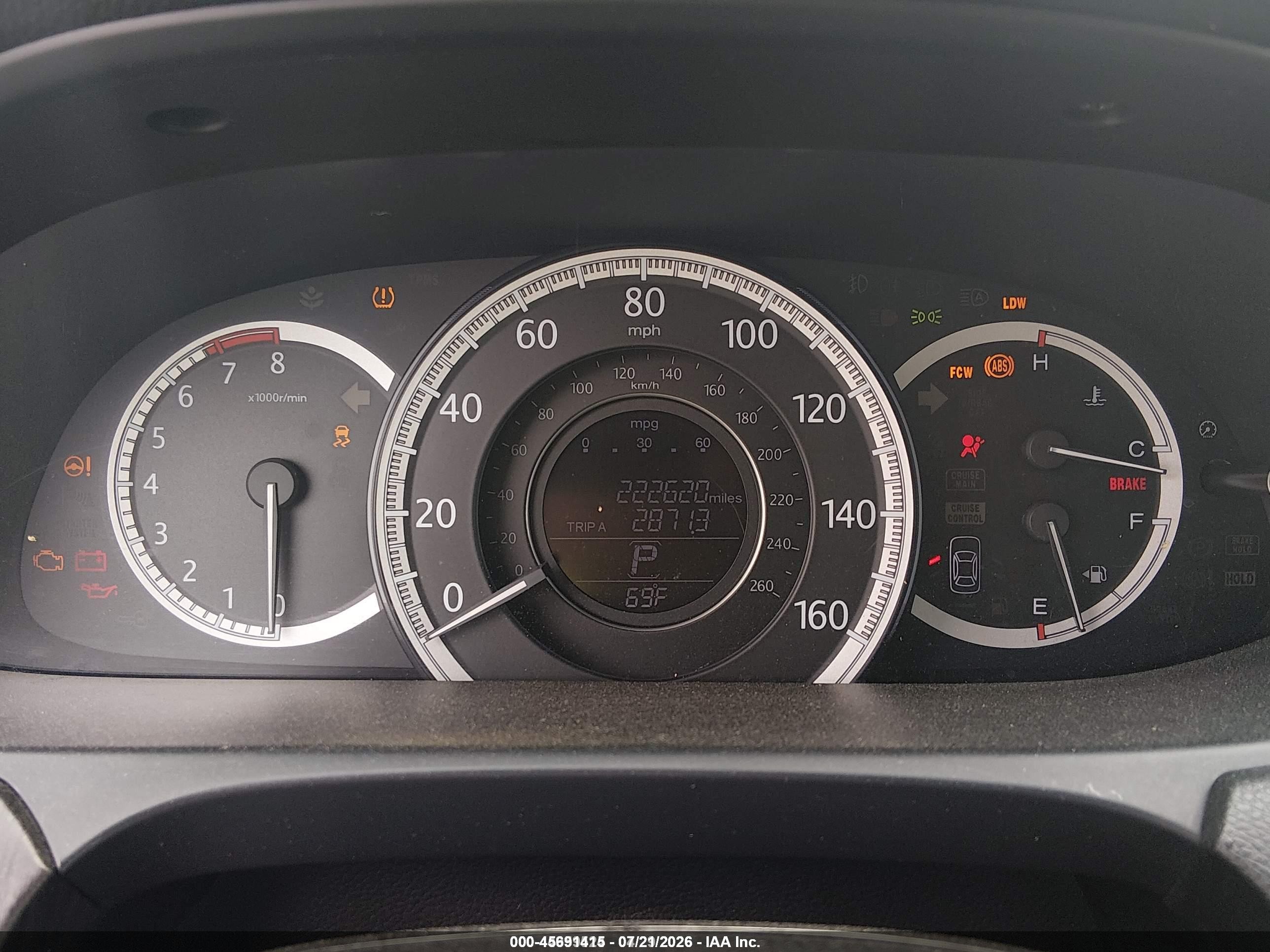 2013 Honda Accord Ex-l V-6 Белый vin: 1HGCR3F87DA006333