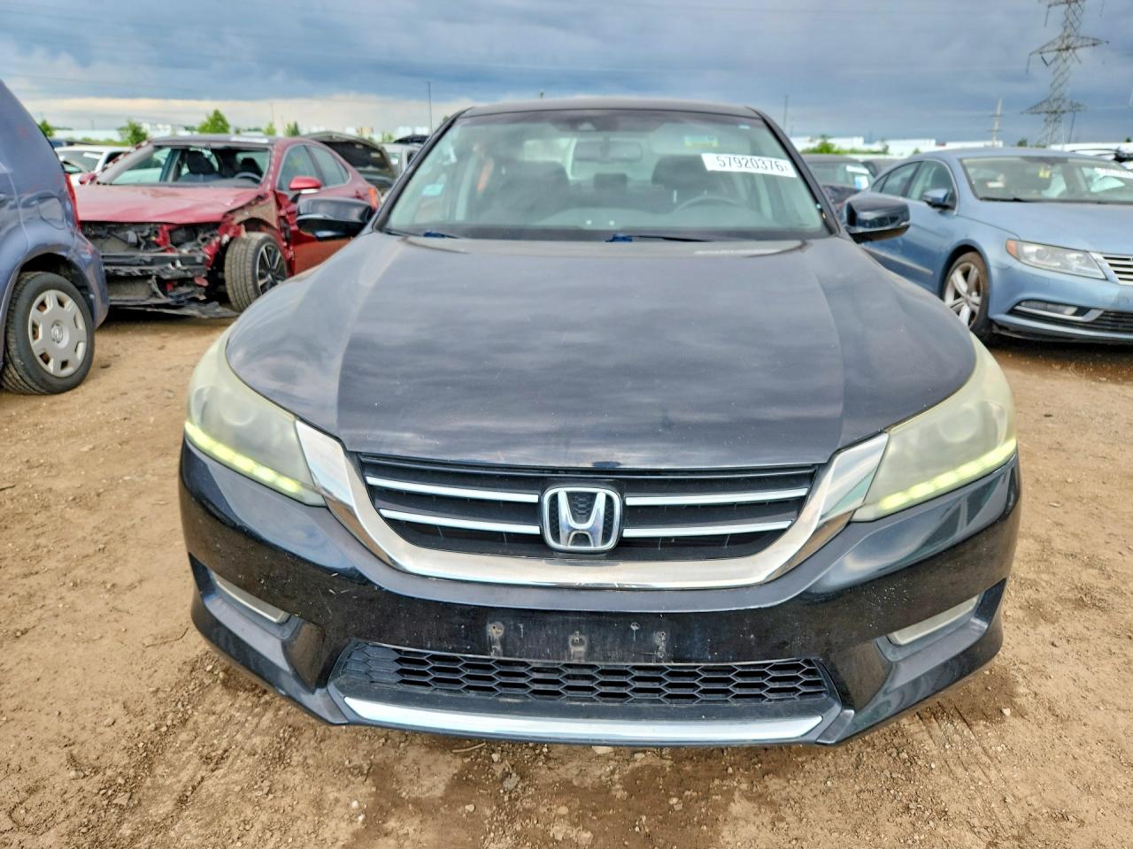 2013 Honda Accord Exl Black vin: 1HGCR3F87DA007031