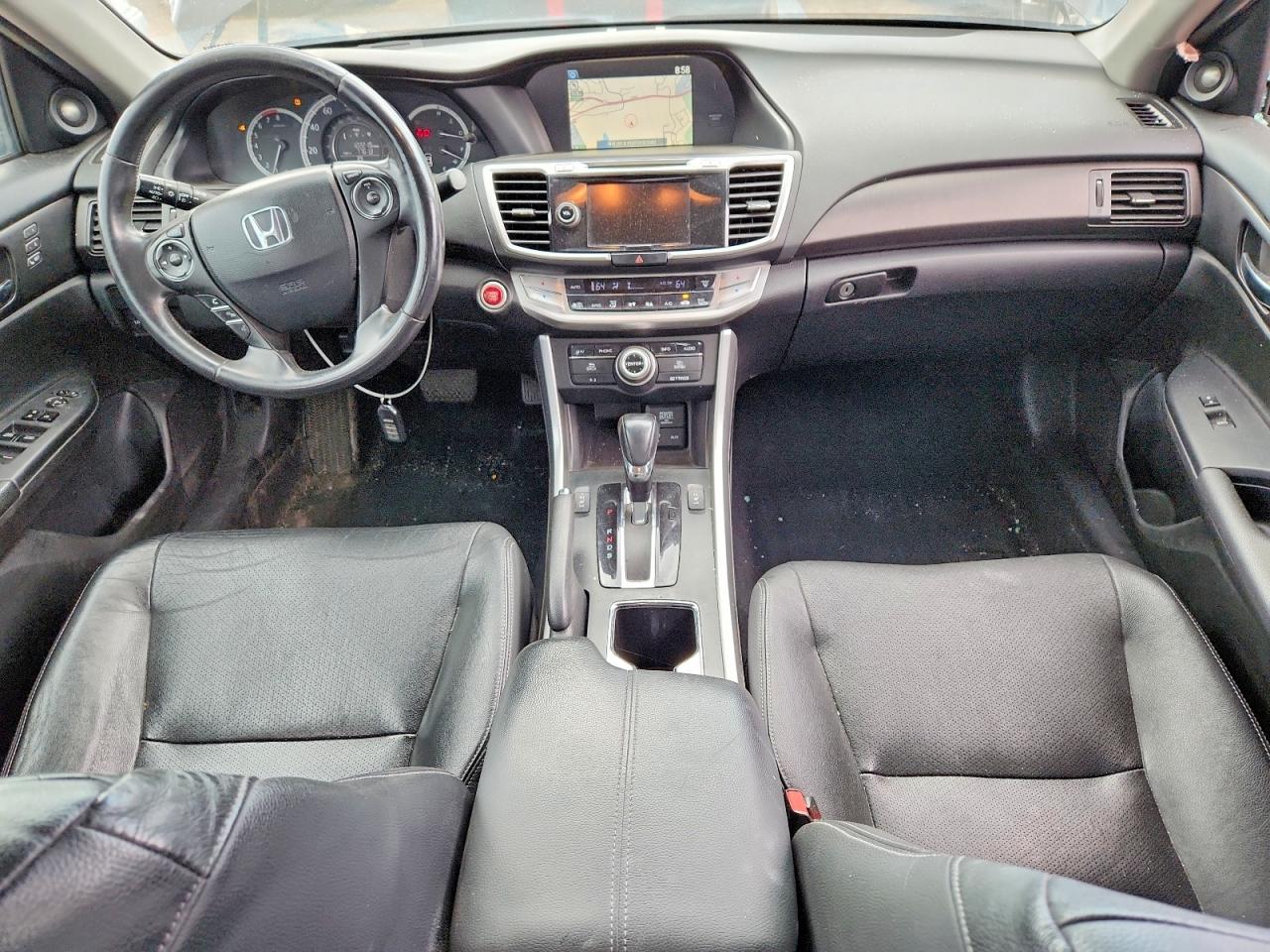 2013 Honda Accord Exl Black vin: 1HGCR3F87DA007031