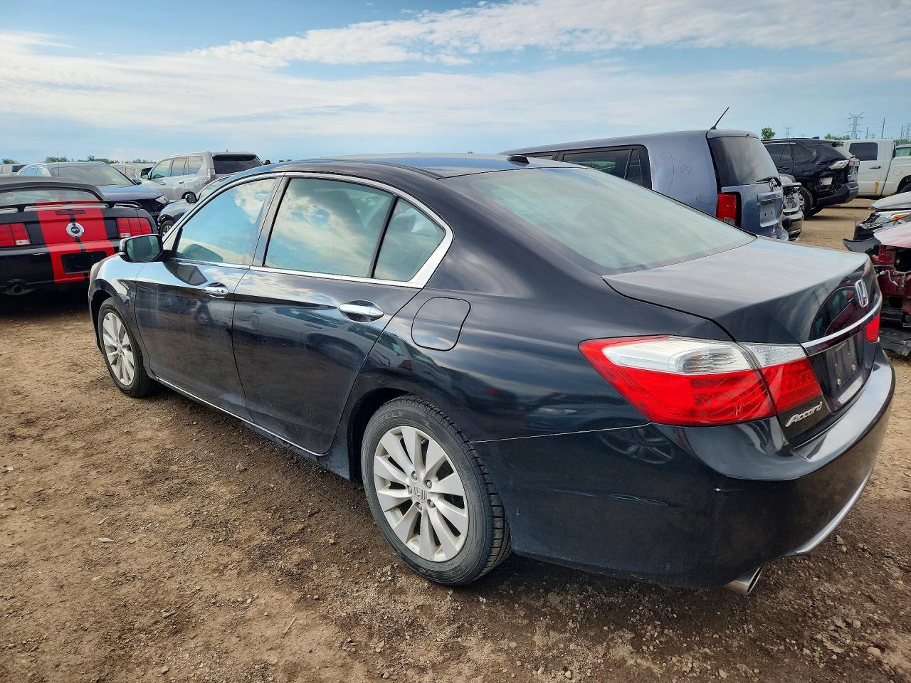 2013 Honda Accord Exl Black vin: 1HGCR3F87DA007031