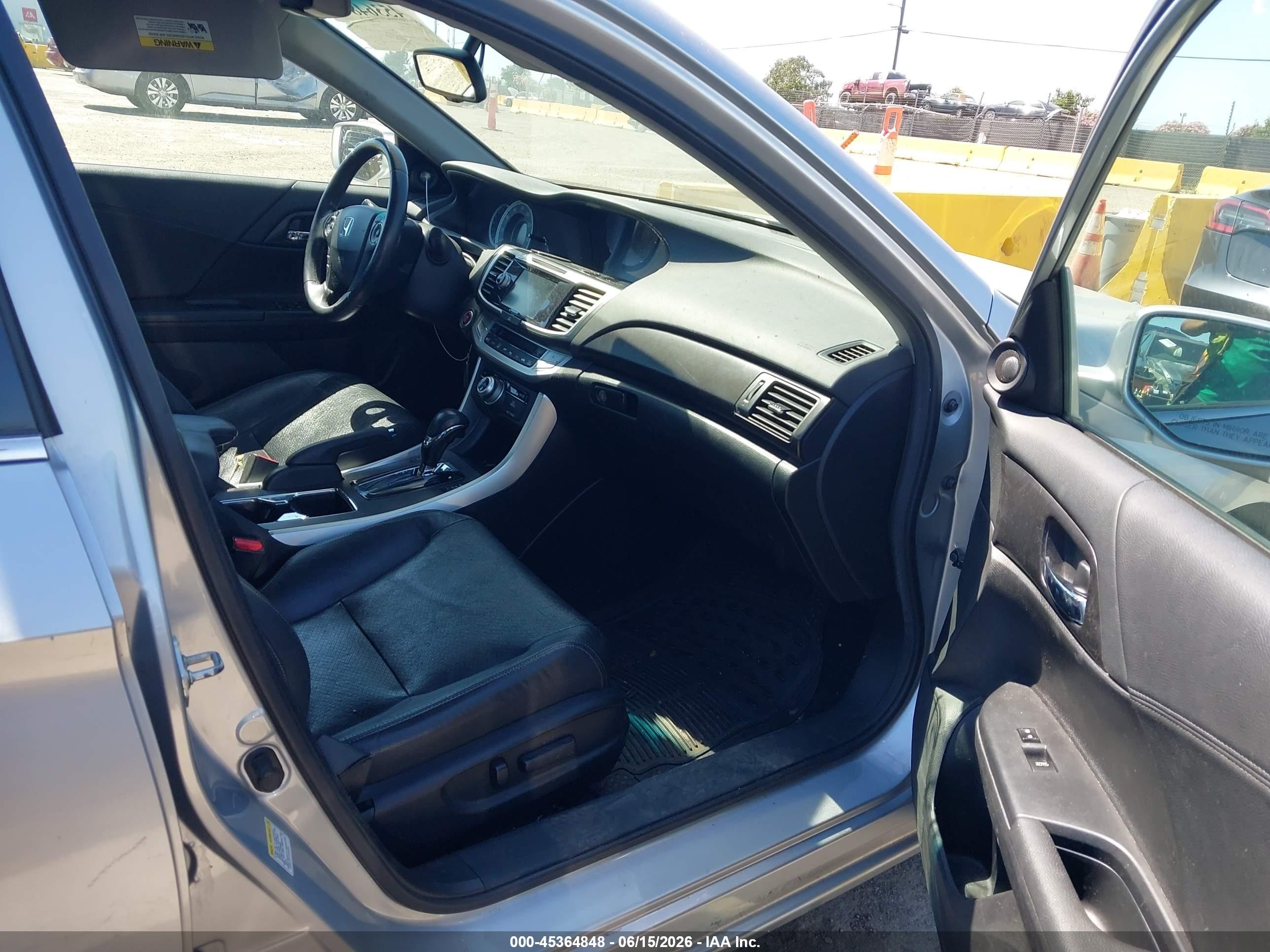 2013 Honda Accord Ex-l V-6 Gray vin: 1HGCR3F87DA010639
