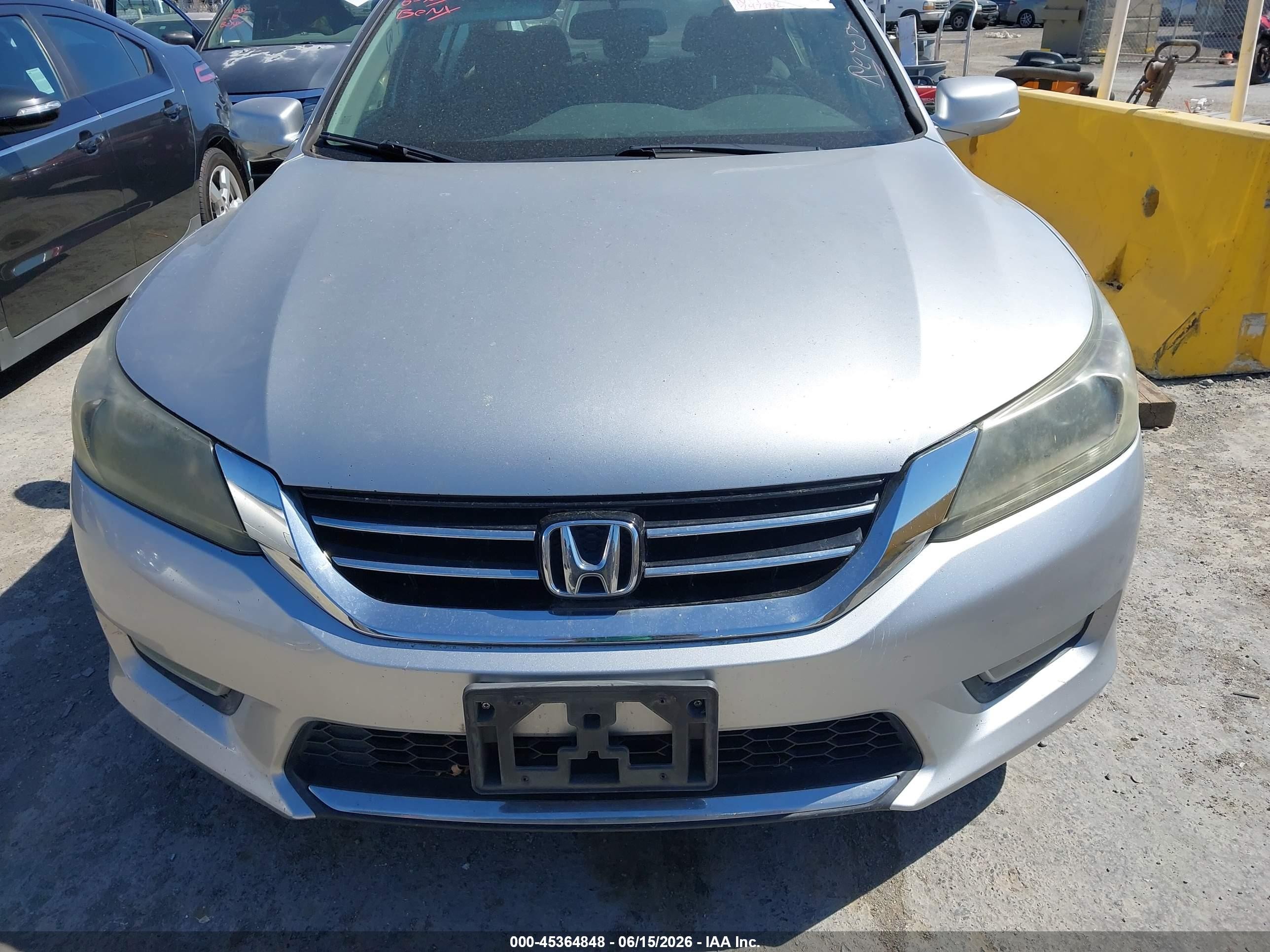 2013 Honda Accord Ex-l V-6 Gray vin: 1HGCR3F87DA010639