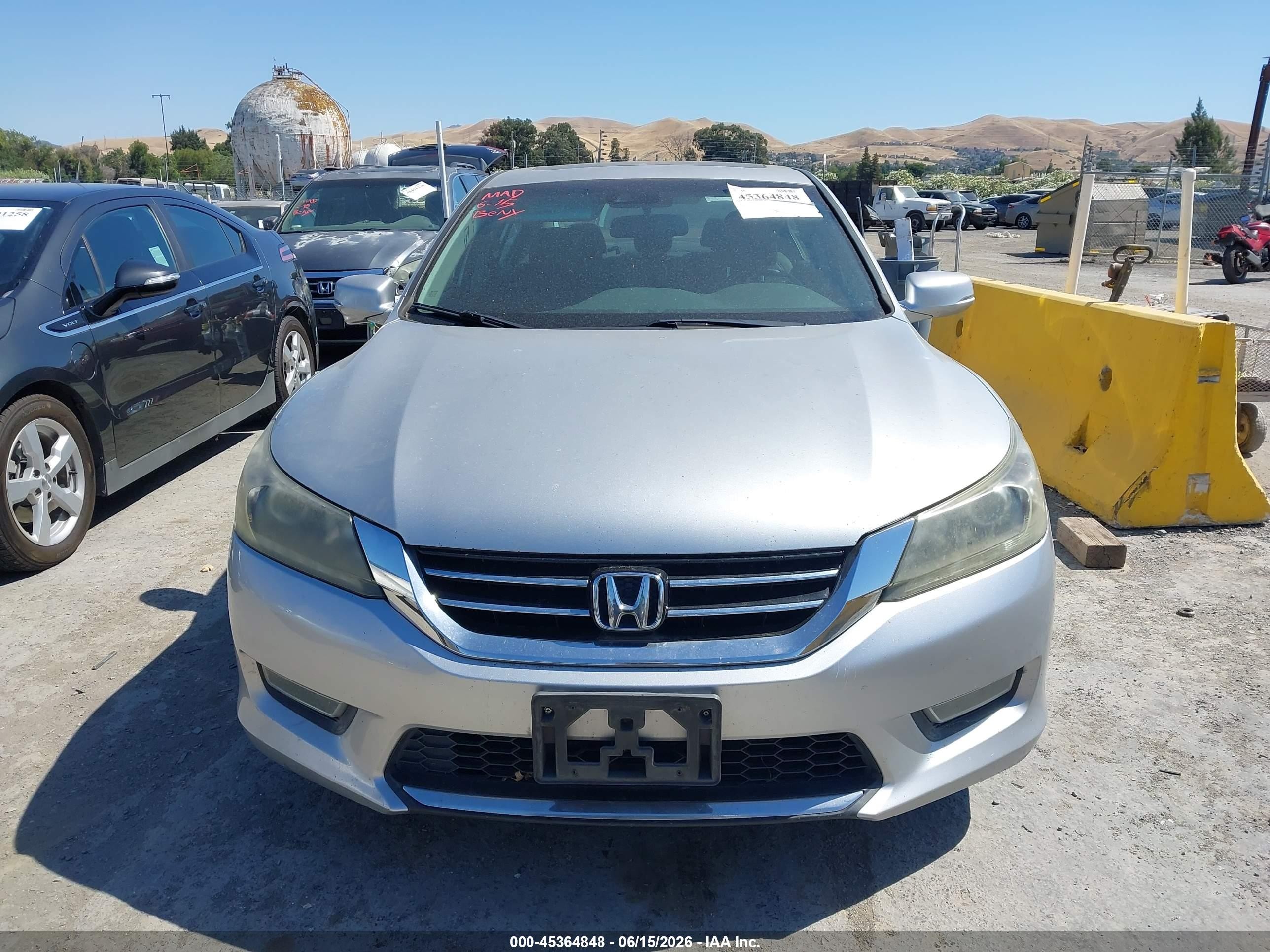 2013 Honda Accord Ex-l V-6 Gray vin: 1HGCR3F87DA010639