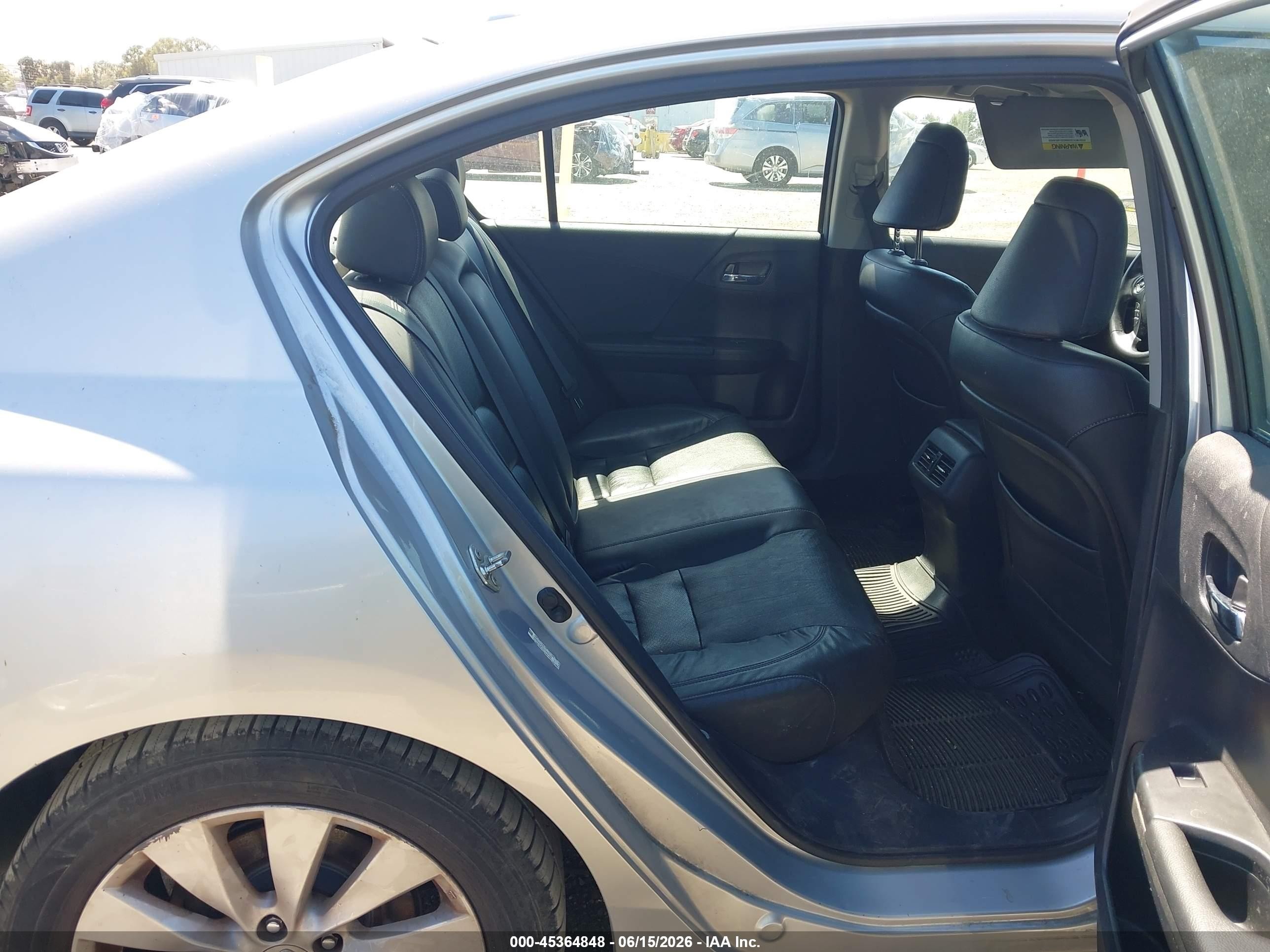 2013 Honda Accord Ex-l V-6 Gray vin: 1HGCR3F87DA010639
