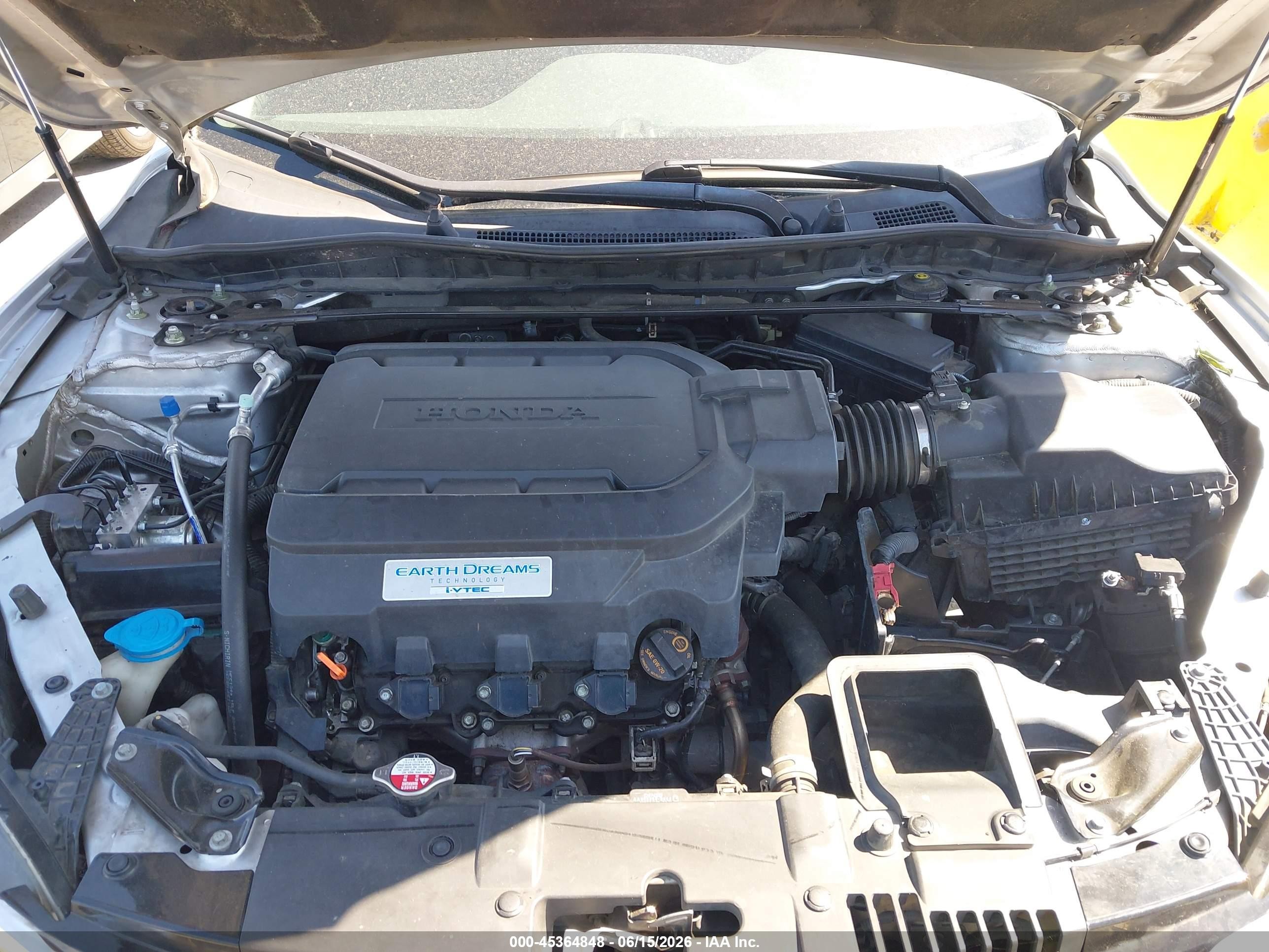2013 Honda Accord Ex-l V-6 Gray vin: 1HGCR3F87DA010639
