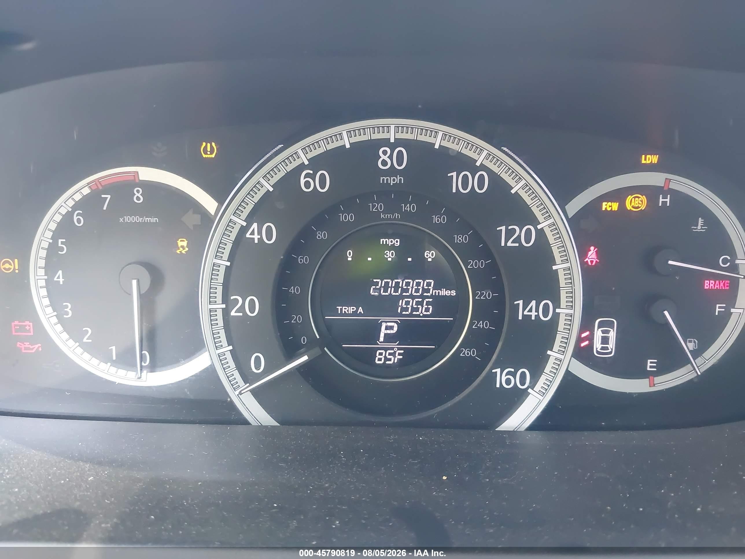 2013 Honda Accord Ex-l V-6 Белый vin: 1HGCR3F87DA013640