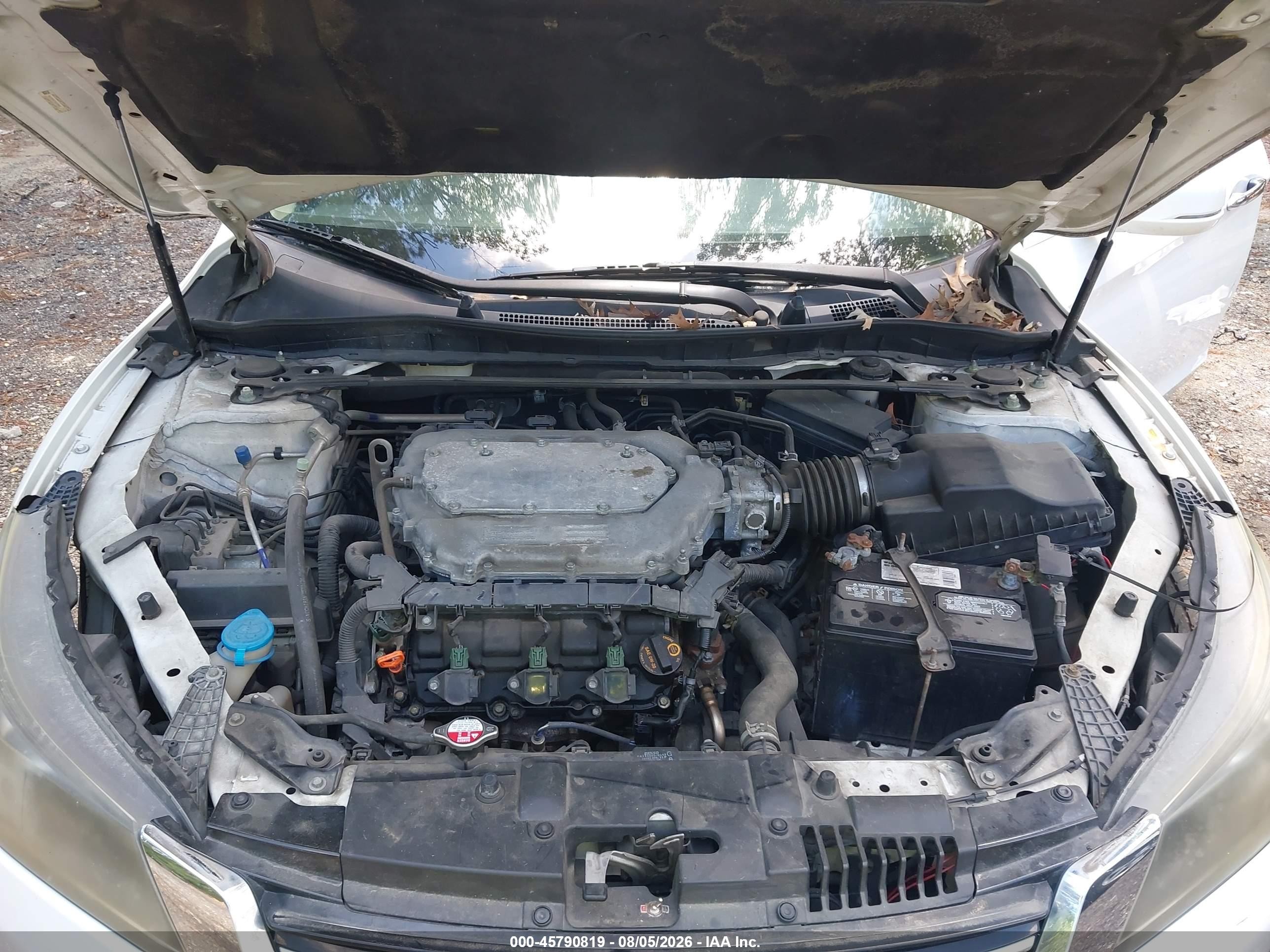 2013 Honda Accord Ex-l V-6 Белый vin: 1HGCR3F87DA013640