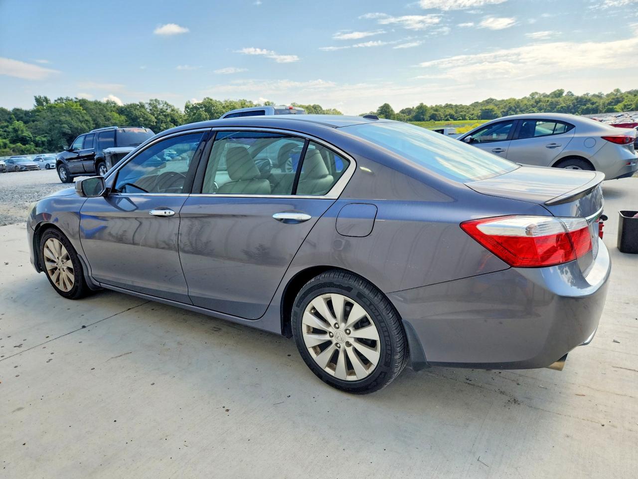 2013 Honda Accord Exl Серый vin: 1HGCR3F87DA015436