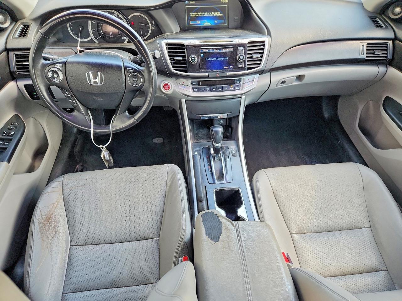 2013 Honda Accord Exl Серый vin: 1HGCR3F87DA015436