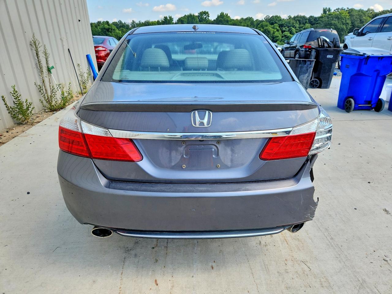 2013 Honda Accord Exl Серый vin: 1HGCR3F87DA015436
