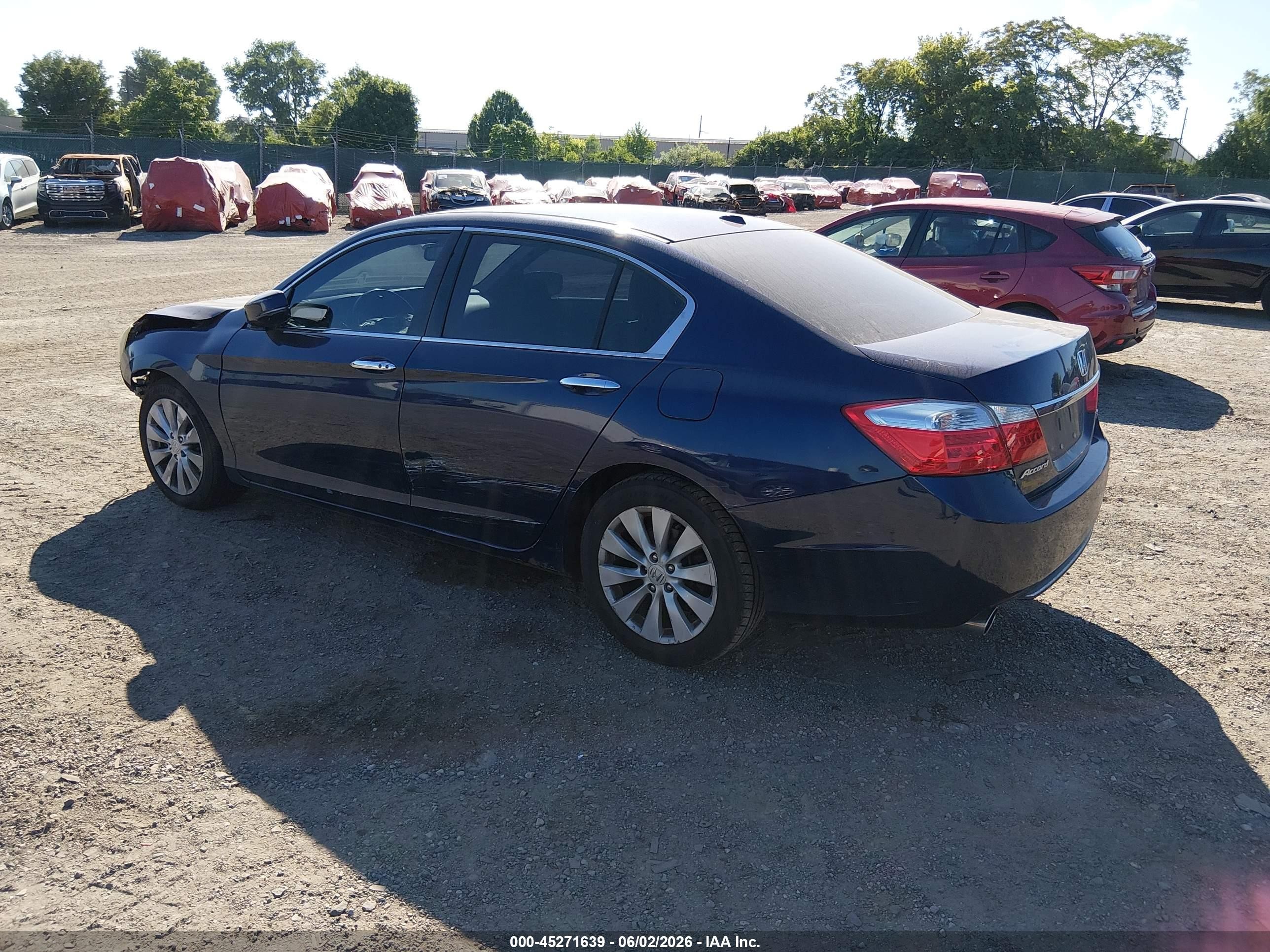 2013 Honda Accord Ex-l V-6 Черный vin: 1HGCR3F87DA020569