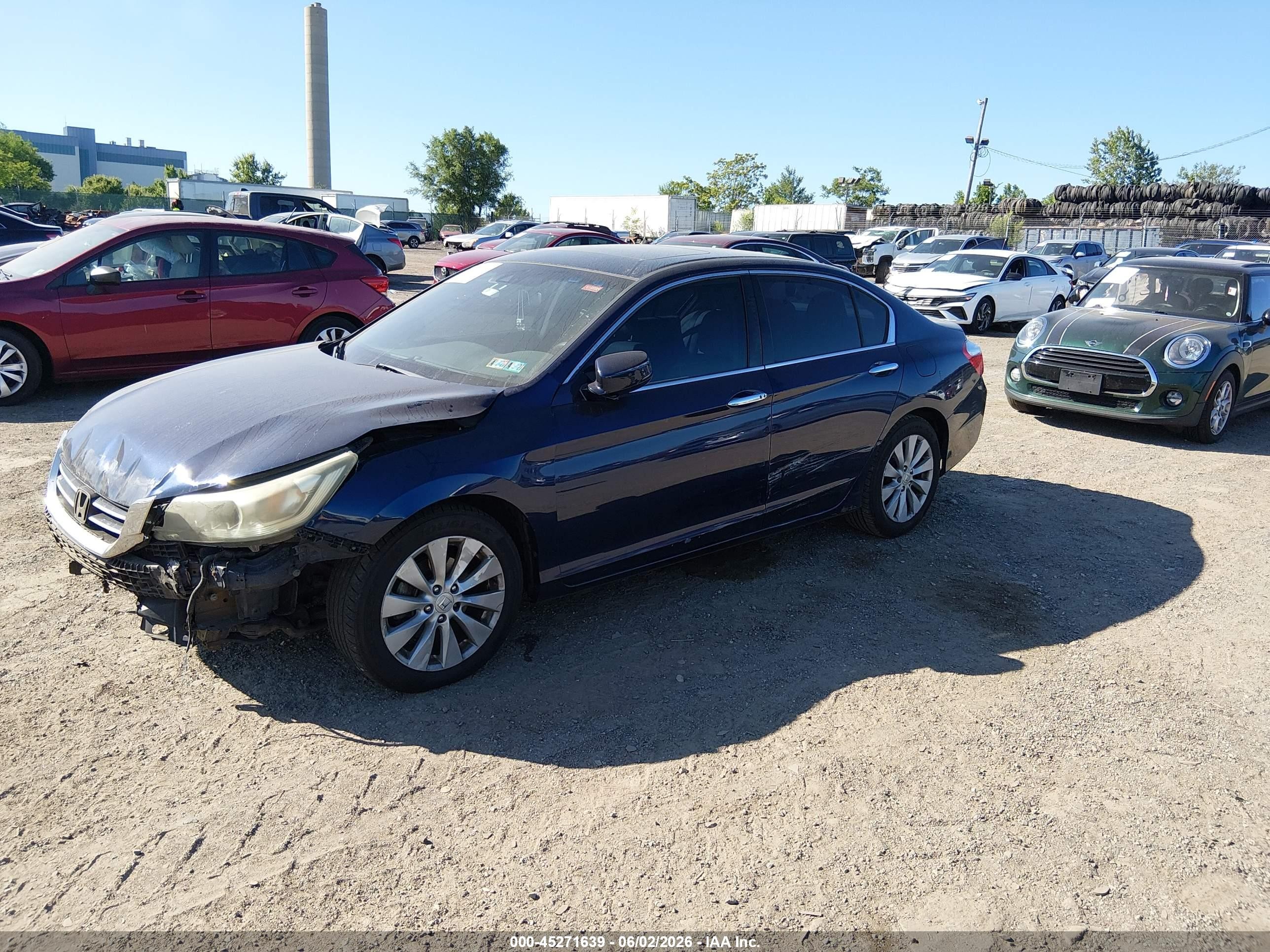 2013 Honda Accord Ex-l V-6 Черный vin: 1HGCR3F87DA020569