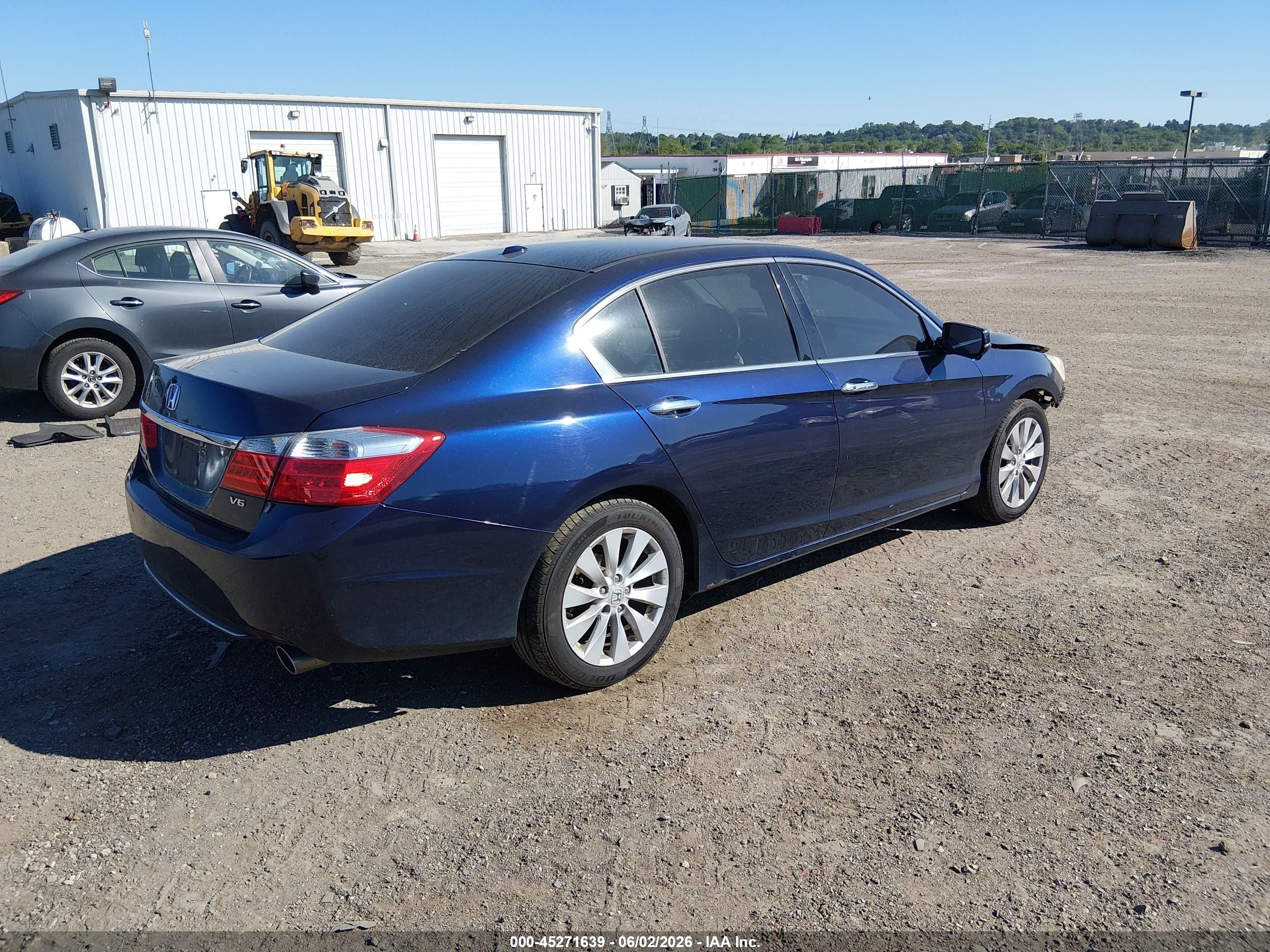 2013 Honda Accord Ex-l V-6 Черный vin: 1HGCR3F87DA020569