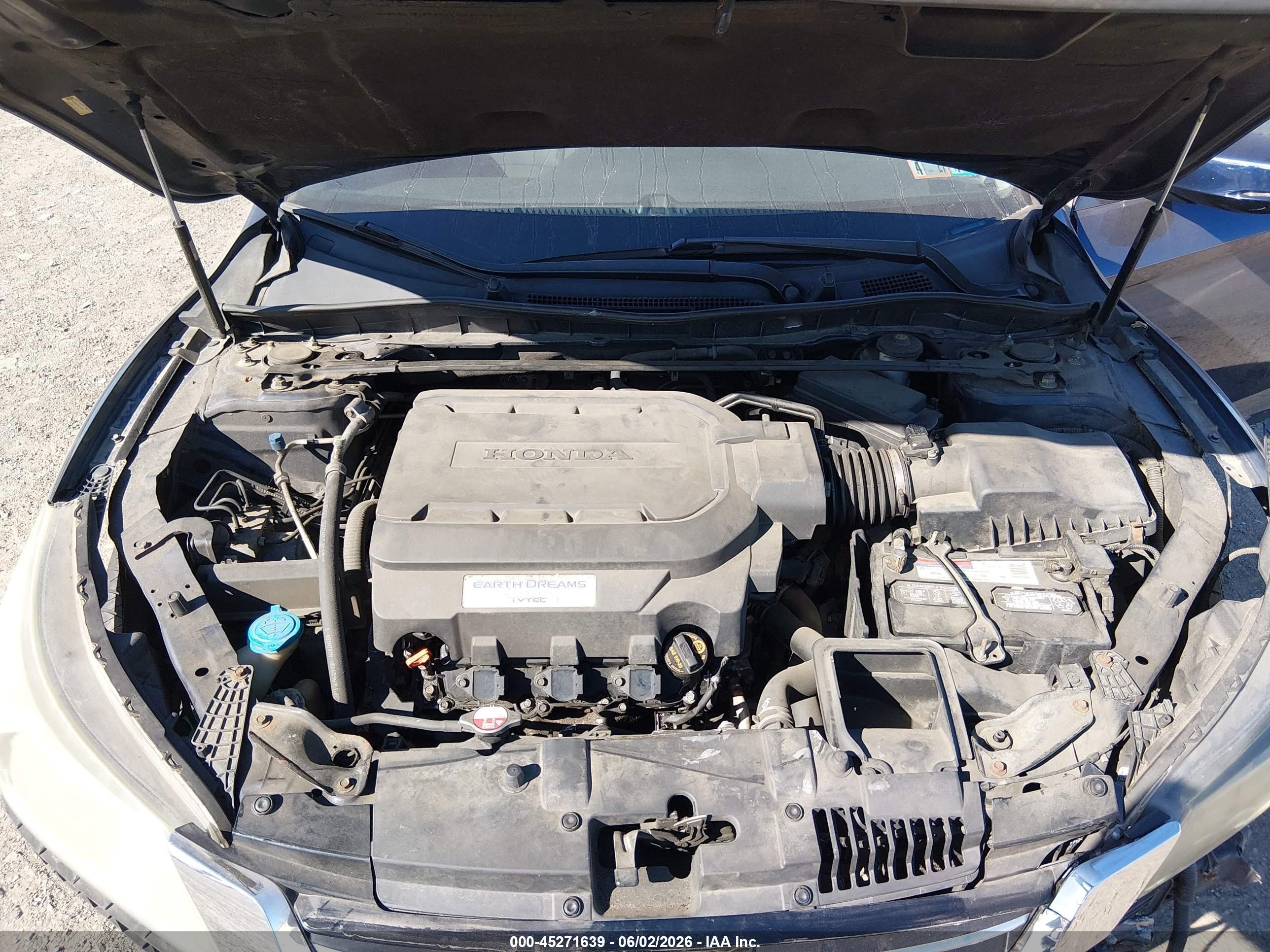 2013 Honda Accord Ex-l V-6 Черный vin: 1HGCR3F87DA020569