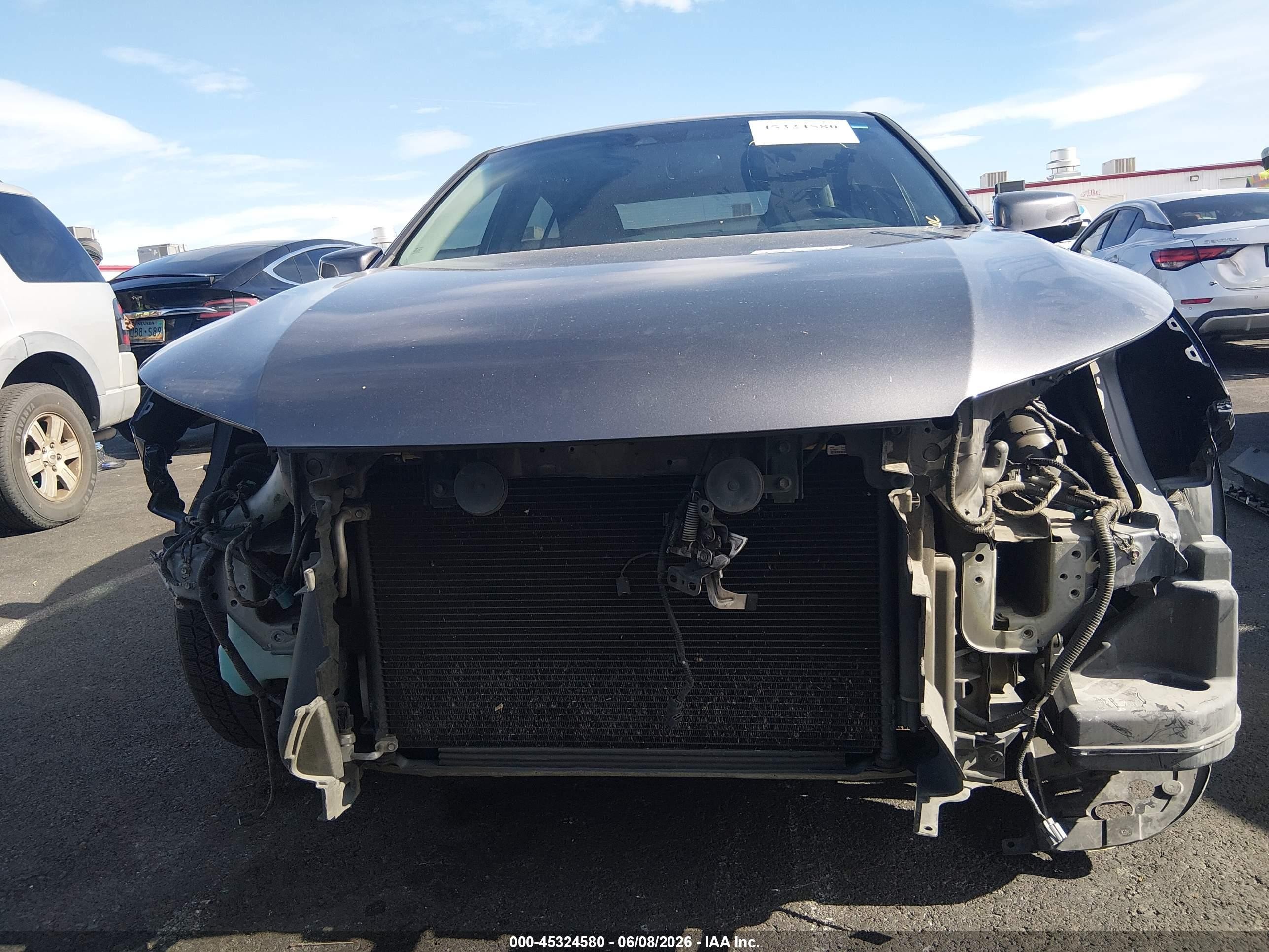 2013 Honda Accord Ex-l V-6 Gray vin: 1HGCR3F87DA027392